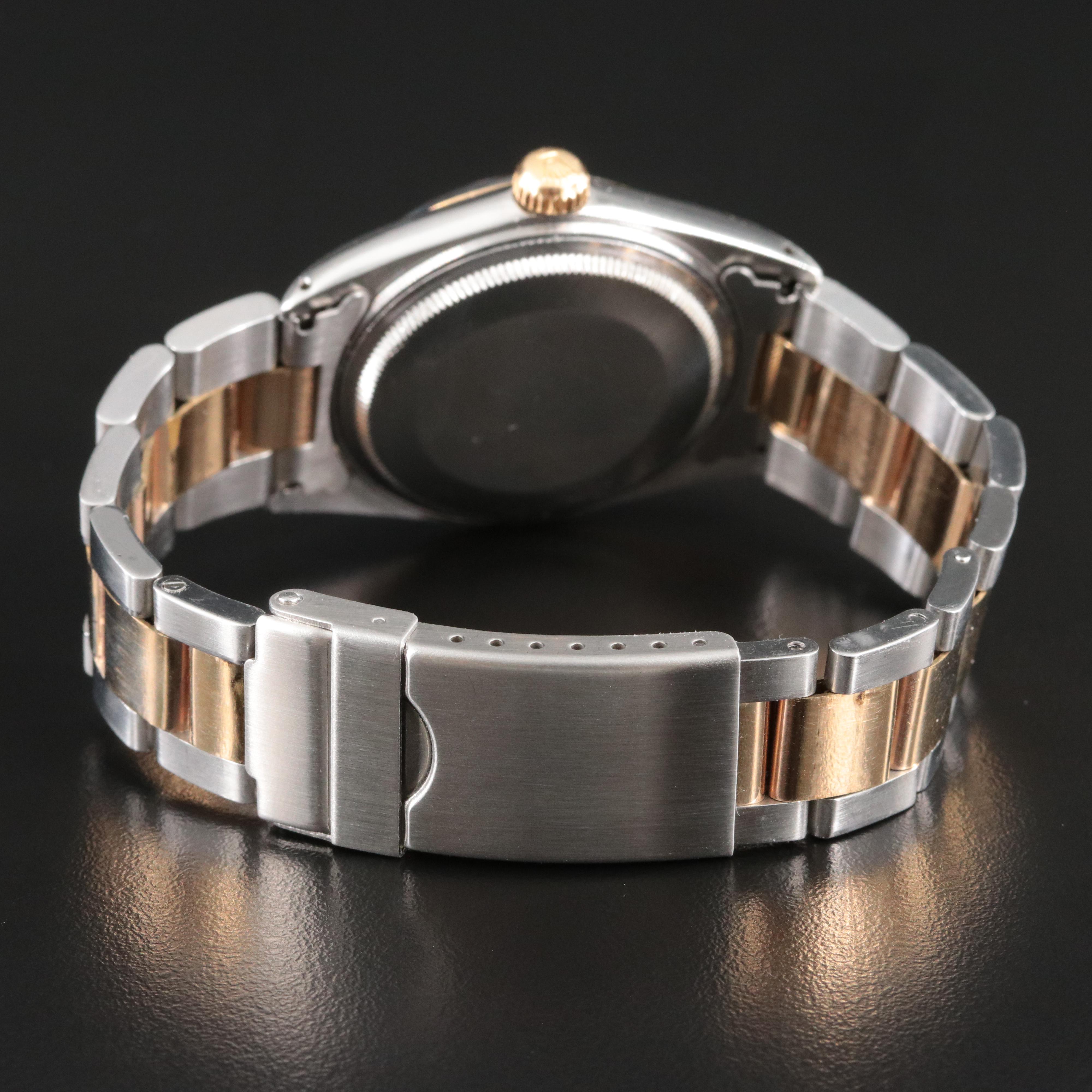 1970 Rolex Modified Datejust Custom Diamond Dial, Bezel and Band 1601 Watch