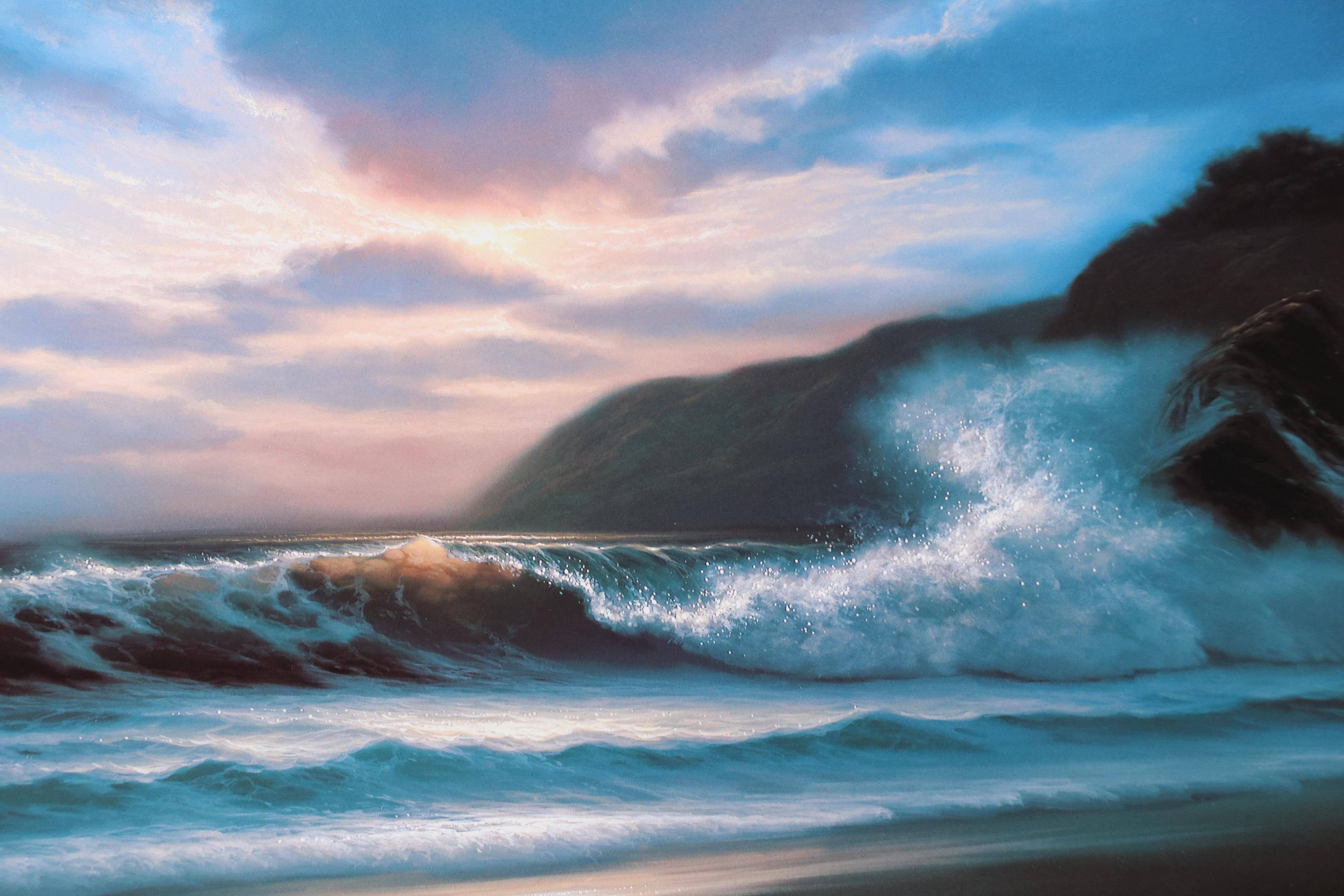 Offset Lithgraph After Roy Tabora "Wailua Skies Aglow"