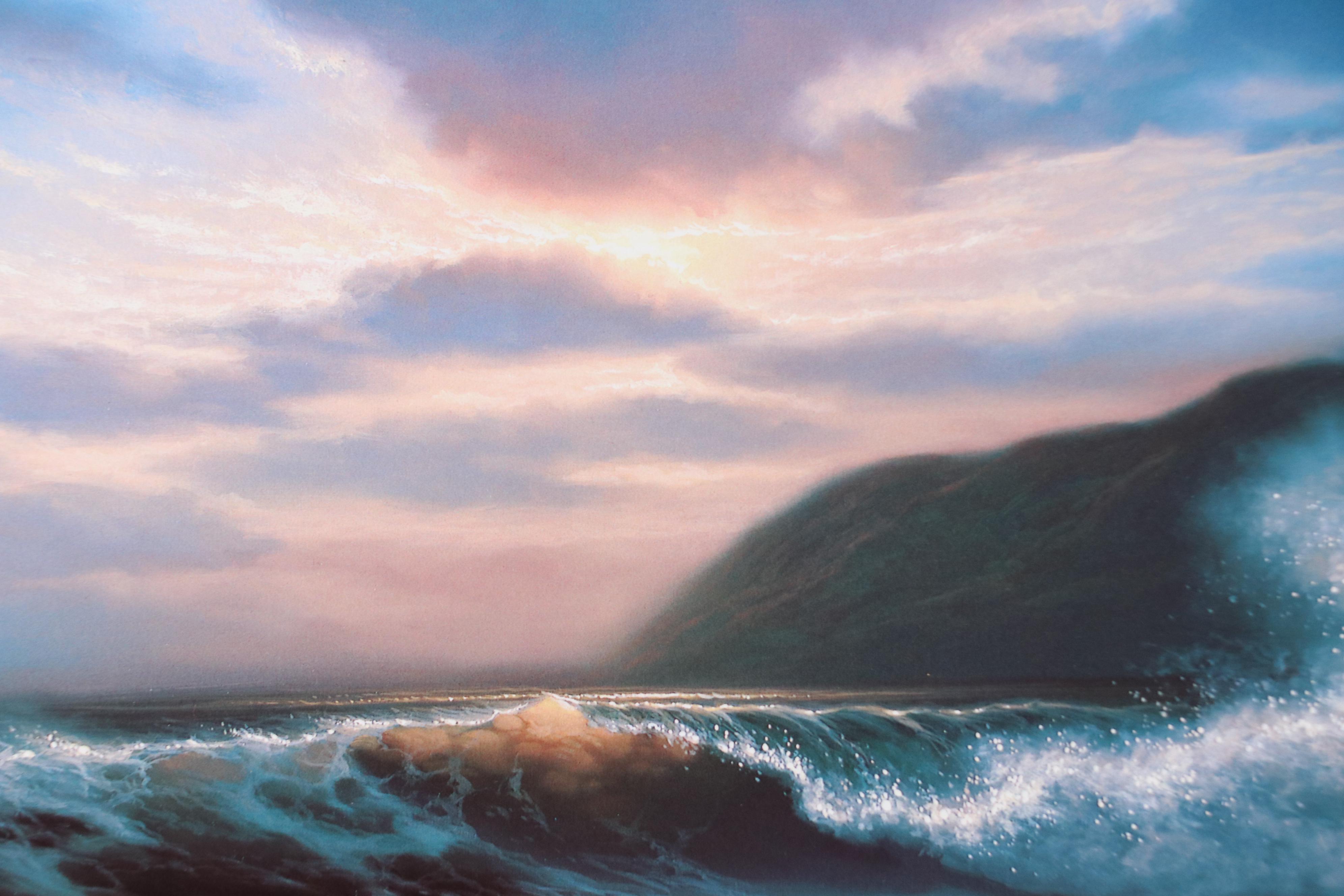 Offset Lithgraph After Roy Tabora "Wailua Skies Aglow"