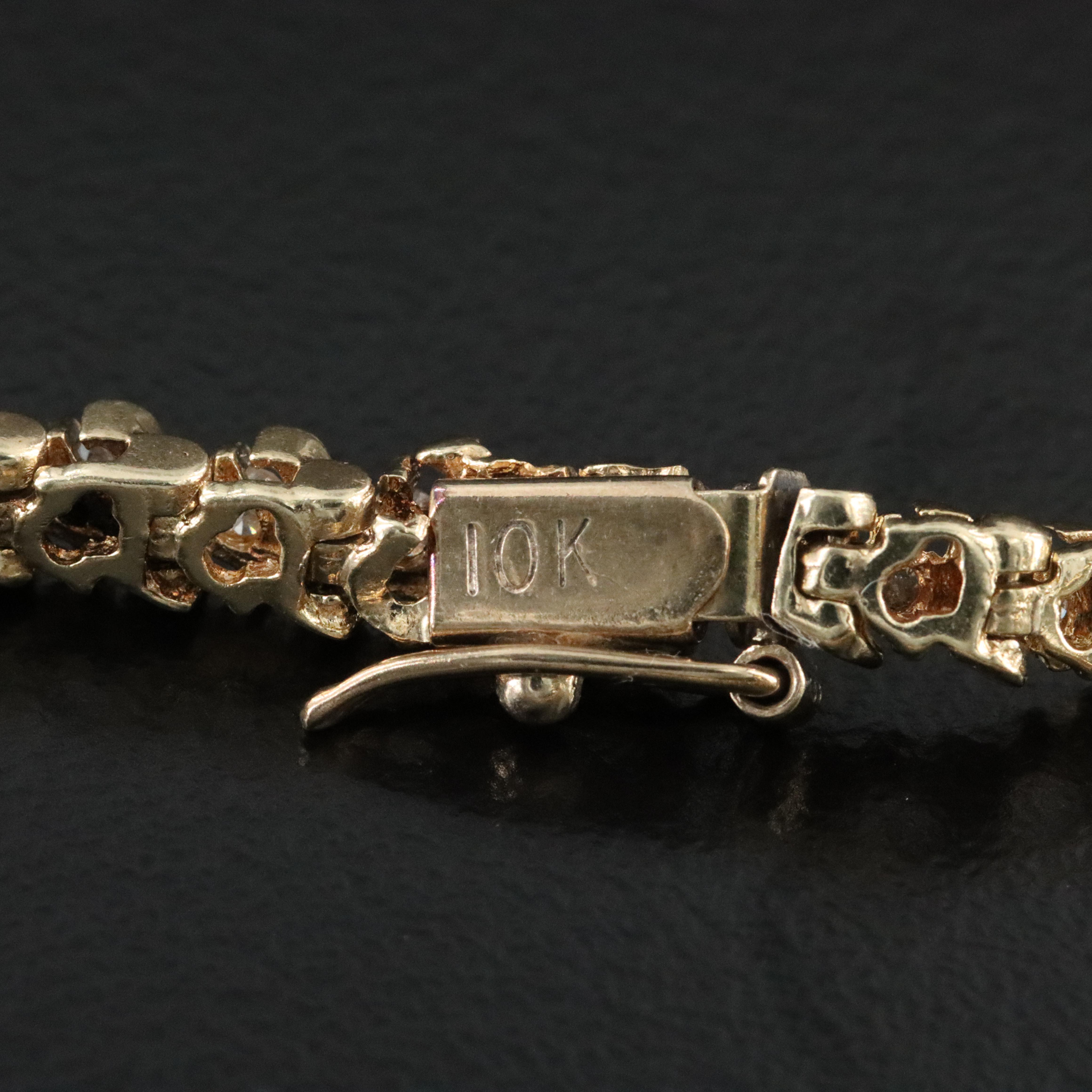 10K 0.93 CTW Diamond Bracelet