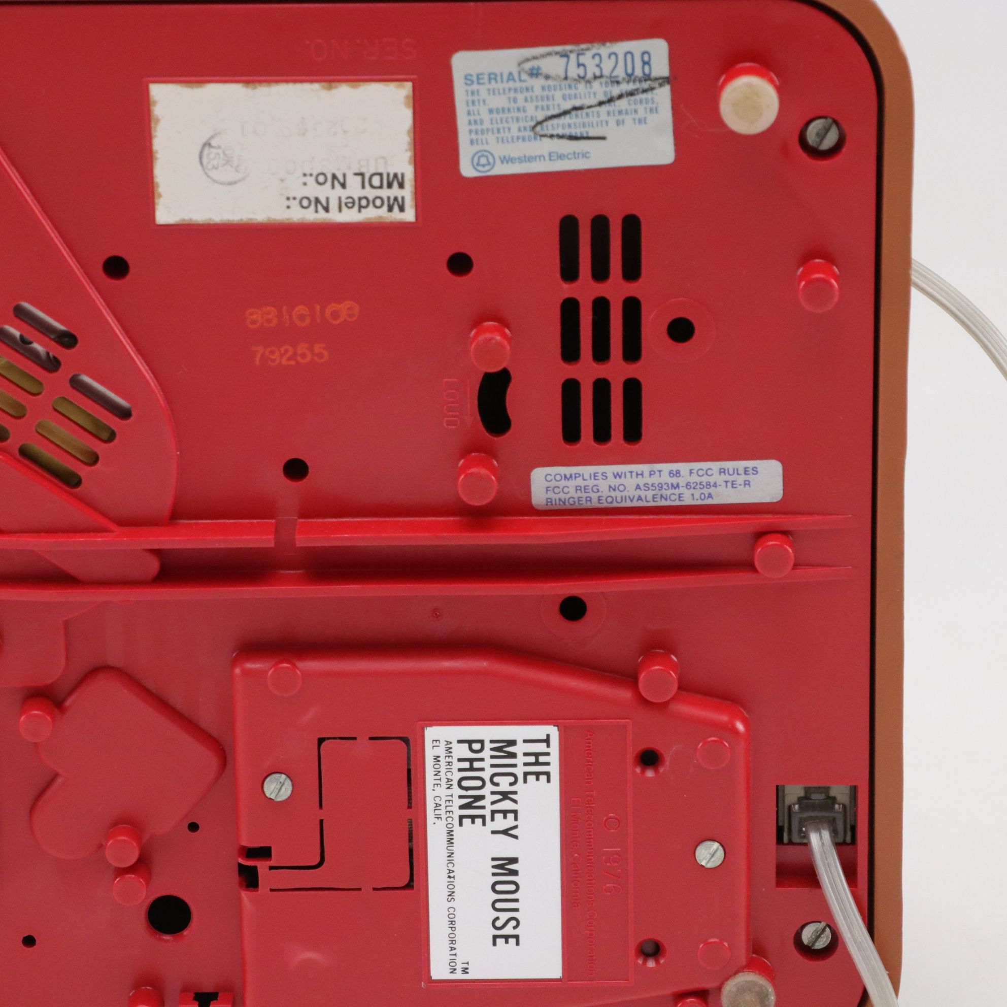 Mickey Mouse Telephone Landline with Walt Disney Symphony Figurines & More