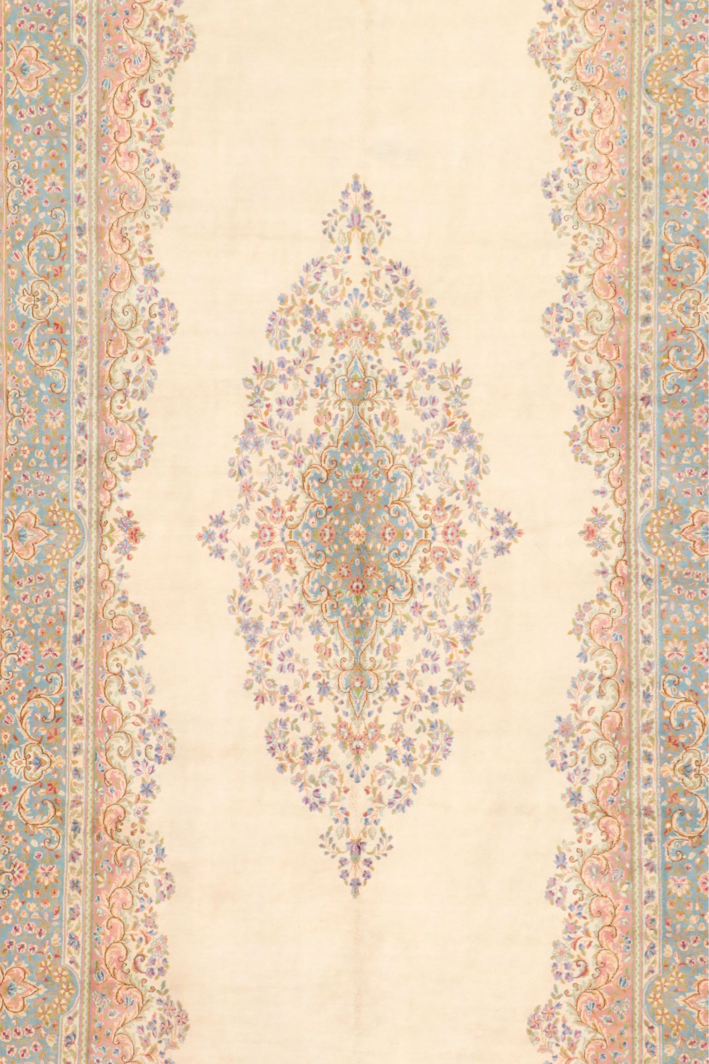 6'11 x 16' Hand-Knotted Persian Kerman Room Sized Rug