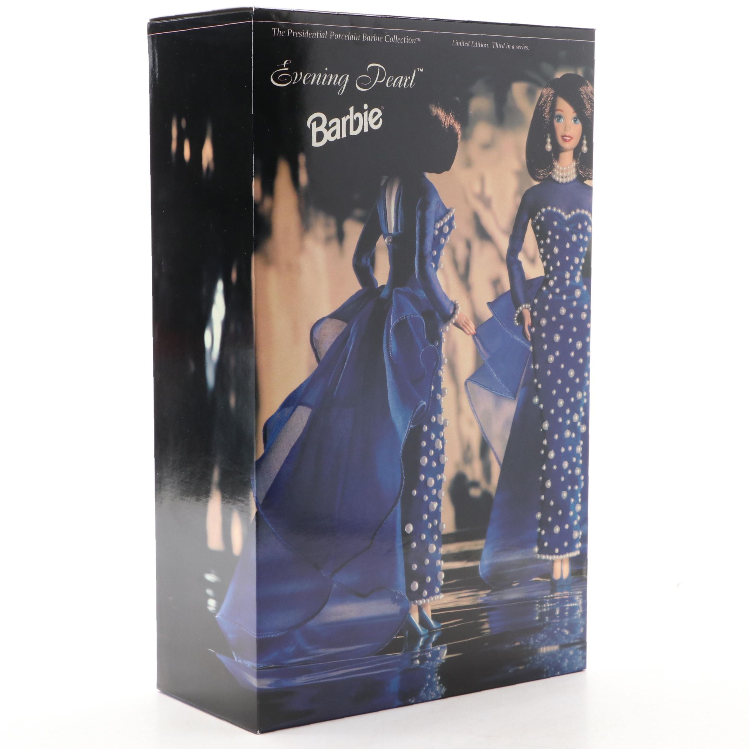 Mattel "Evening Pearl" Porcelain Limited Edition Barbie Doll, 1995