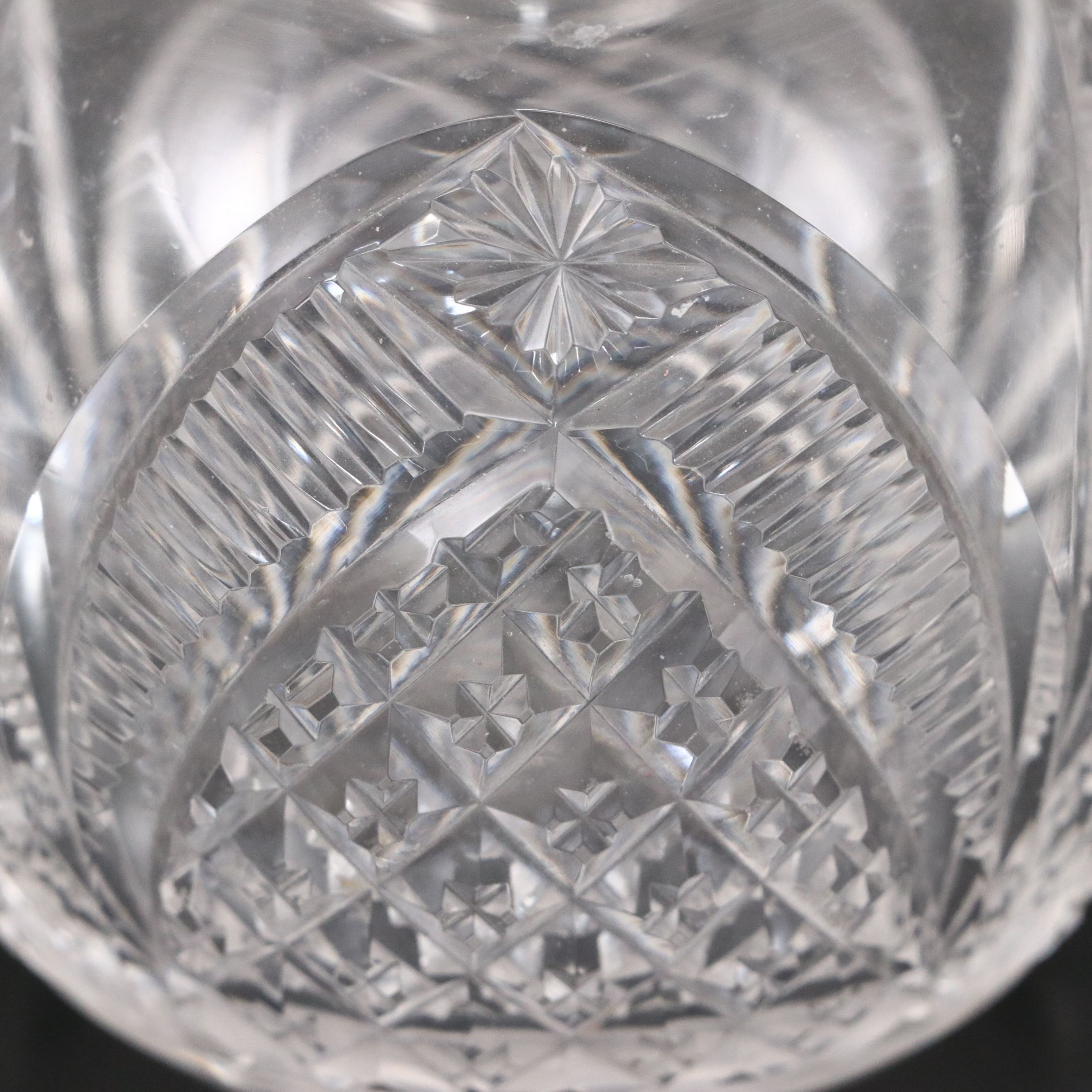 English William Comyns Sterling Silver and Cut Glass Scent Bottle, 1908