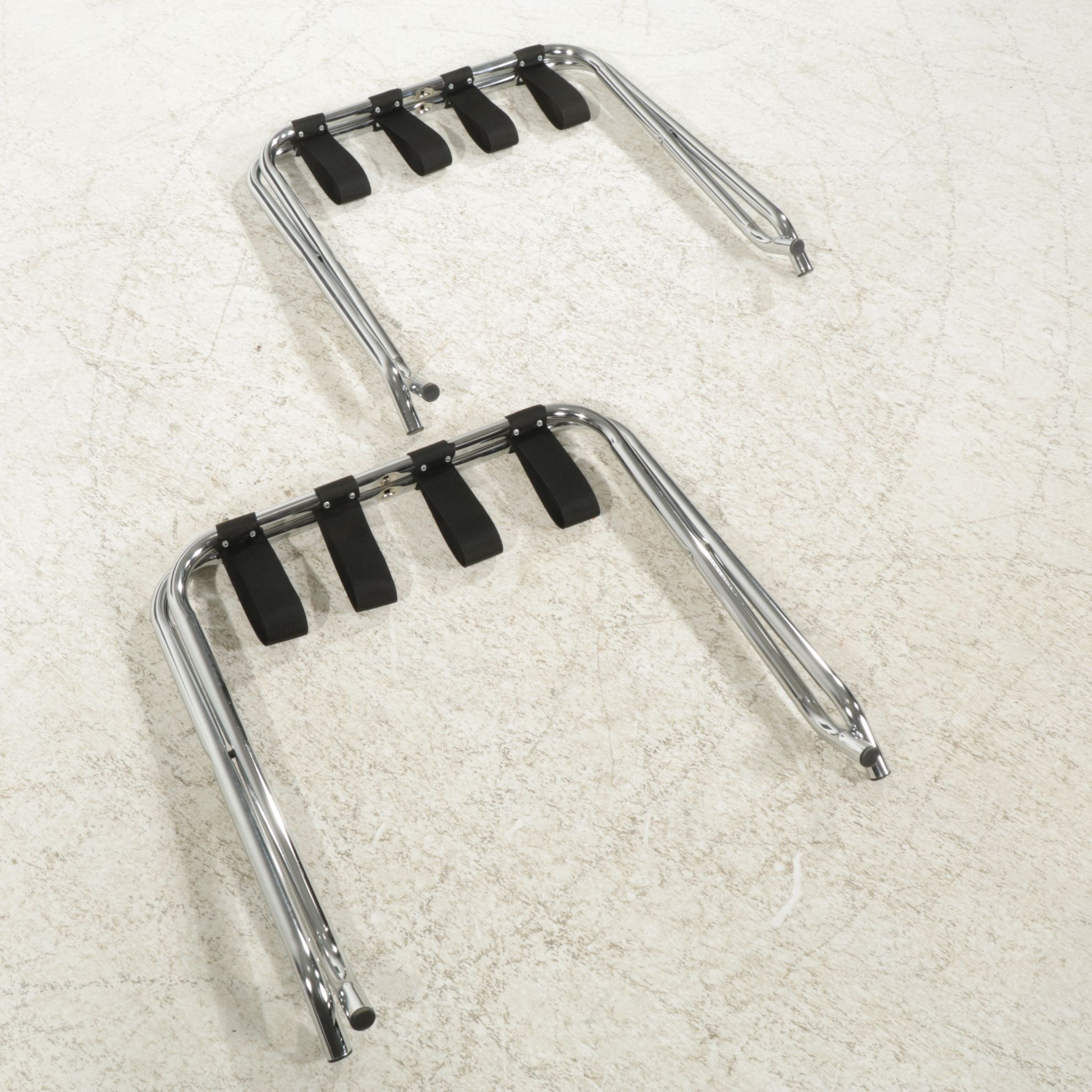 Two Folding Luggage Racks, 21st Century