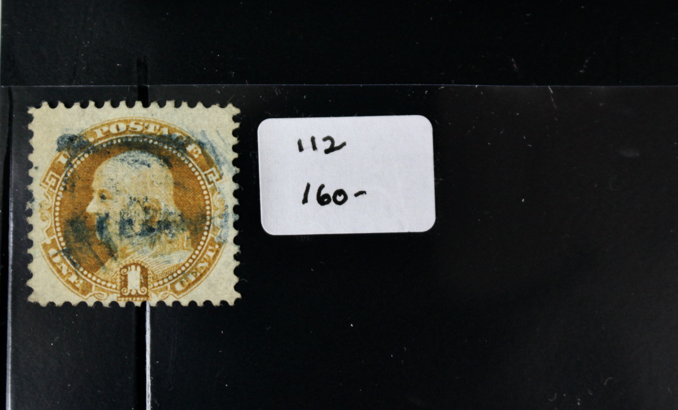 Six Used U.S. Pictorial Postage Stamps, 1869