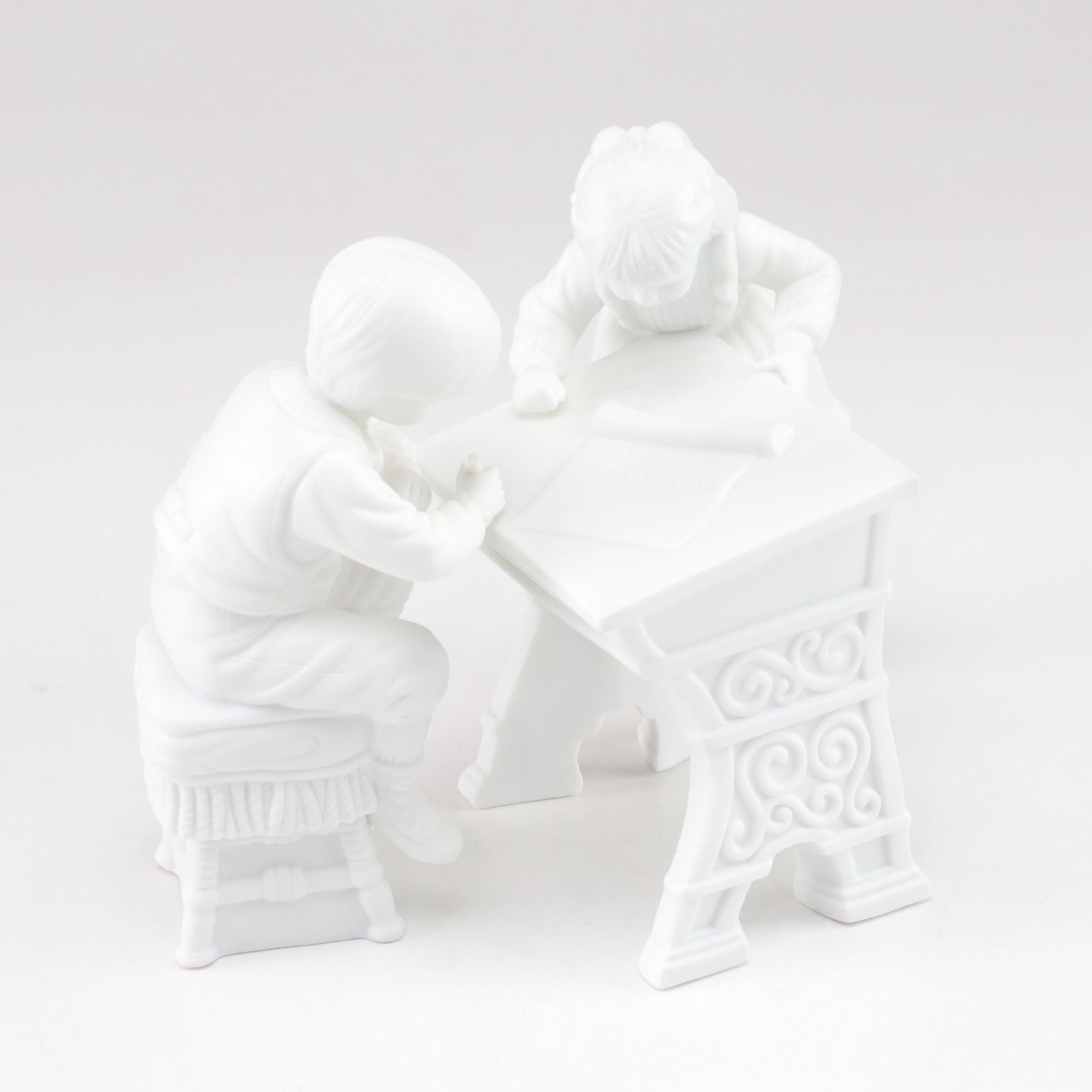 Pipka "Yes, Virginia" and "The Christmas Traveler" with Radko Glass Ornaments