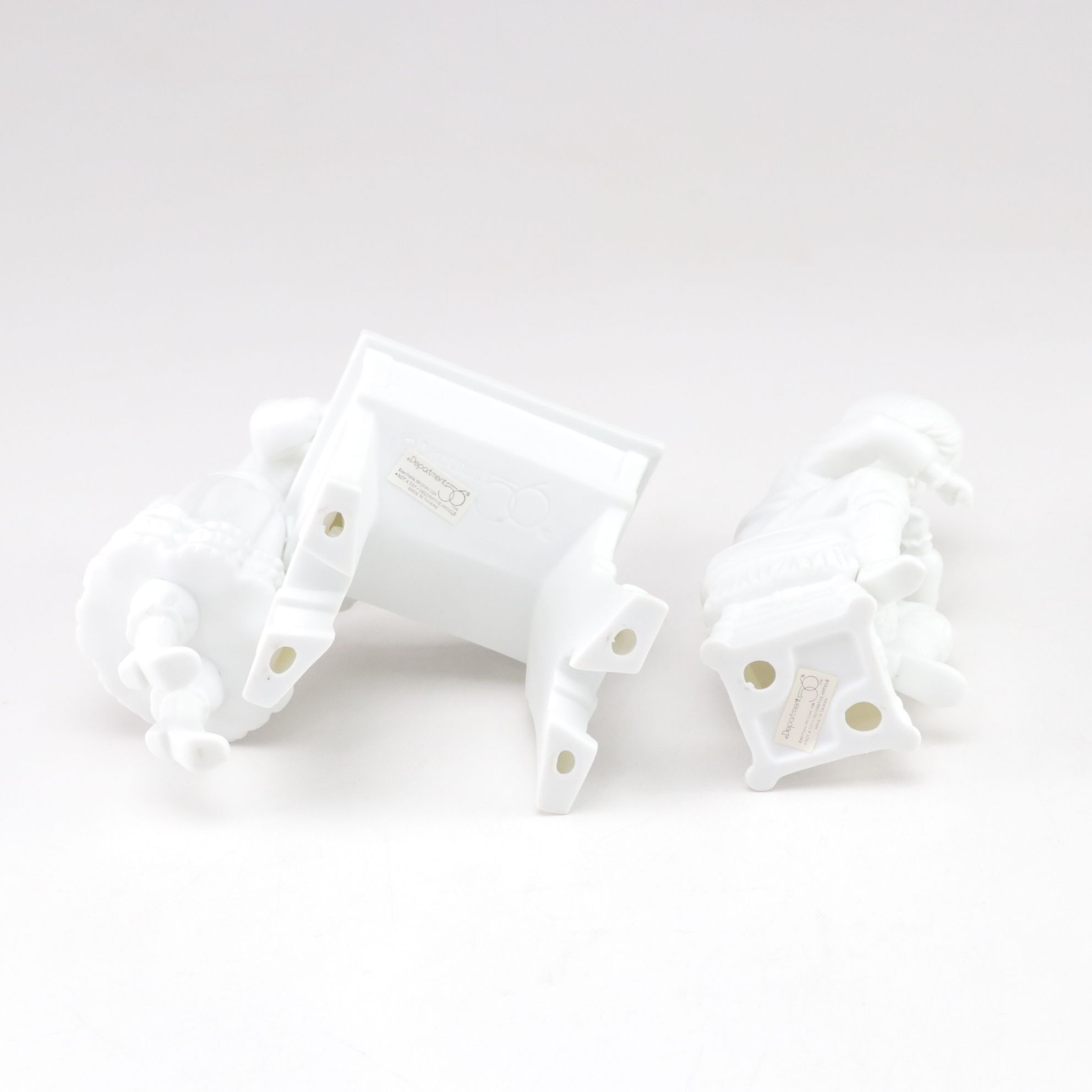 Pipka "Yes, Virginia" and "The Christmas Traveler" with Radko Glass Ornaments