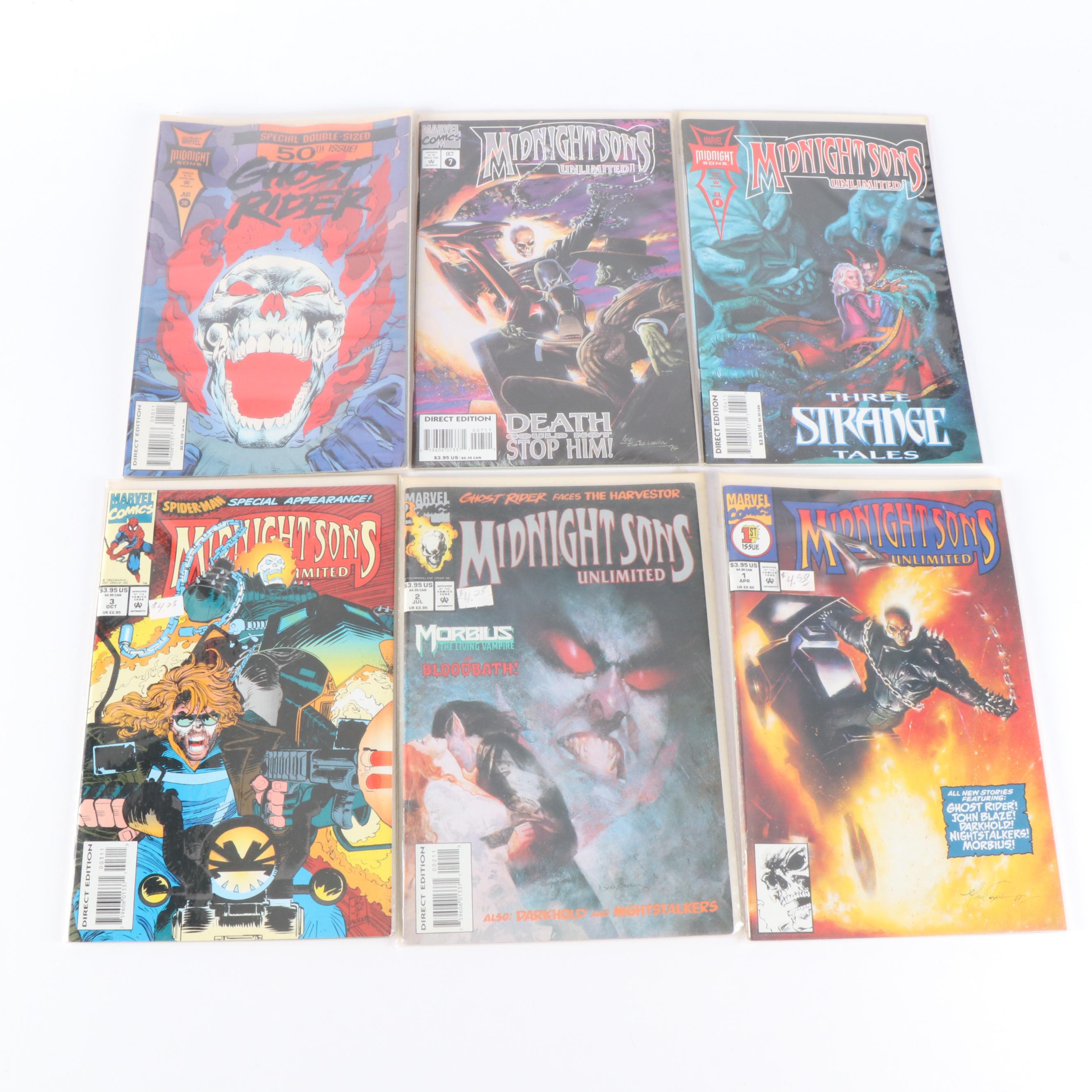 Modern Age Marvel Comic Books Featuring "Ghost Rider", "The Avengers", and More