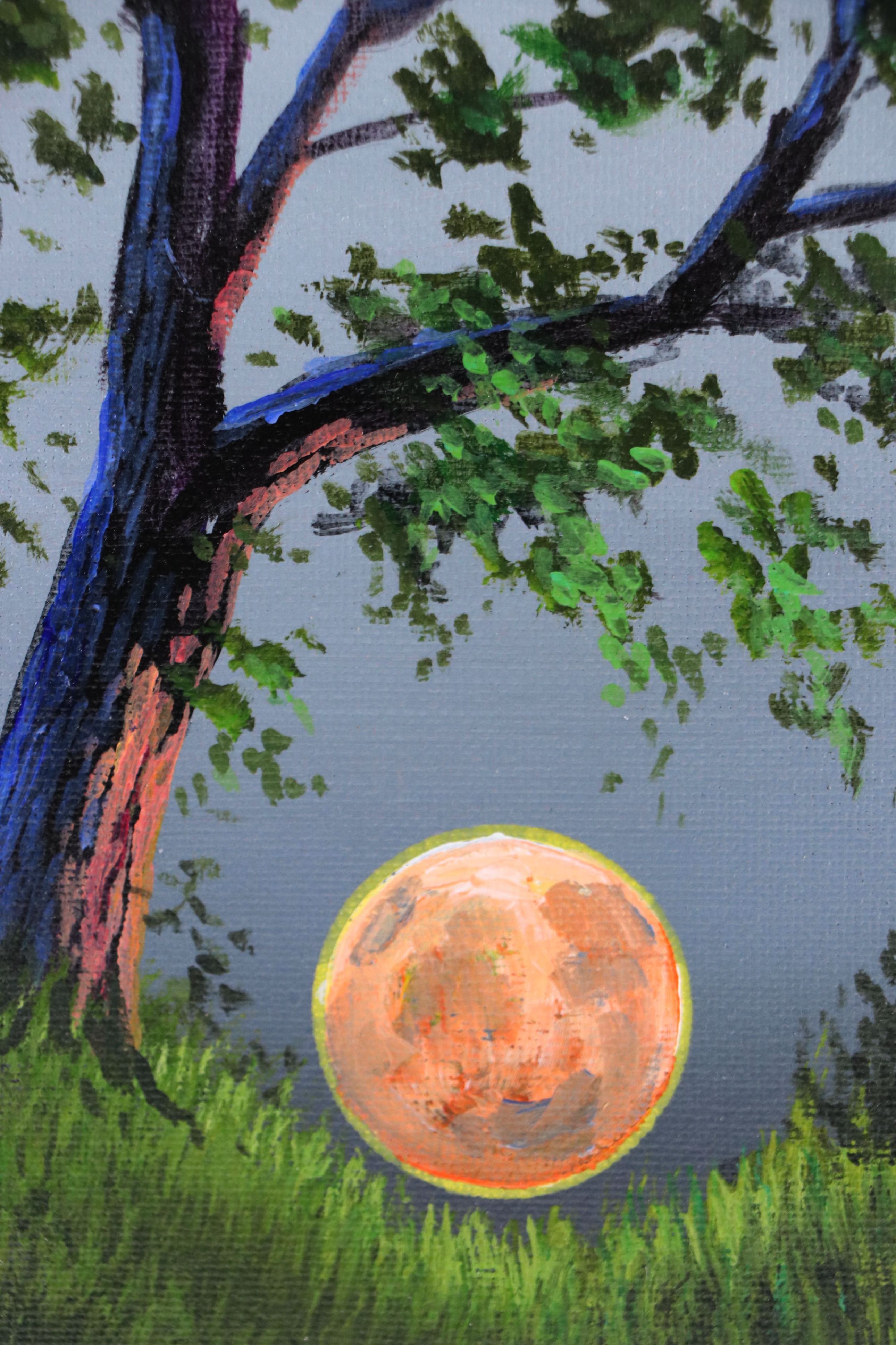 Doug "Bumo" Johnpeer Sunset Landscape Oil Painting, 2025