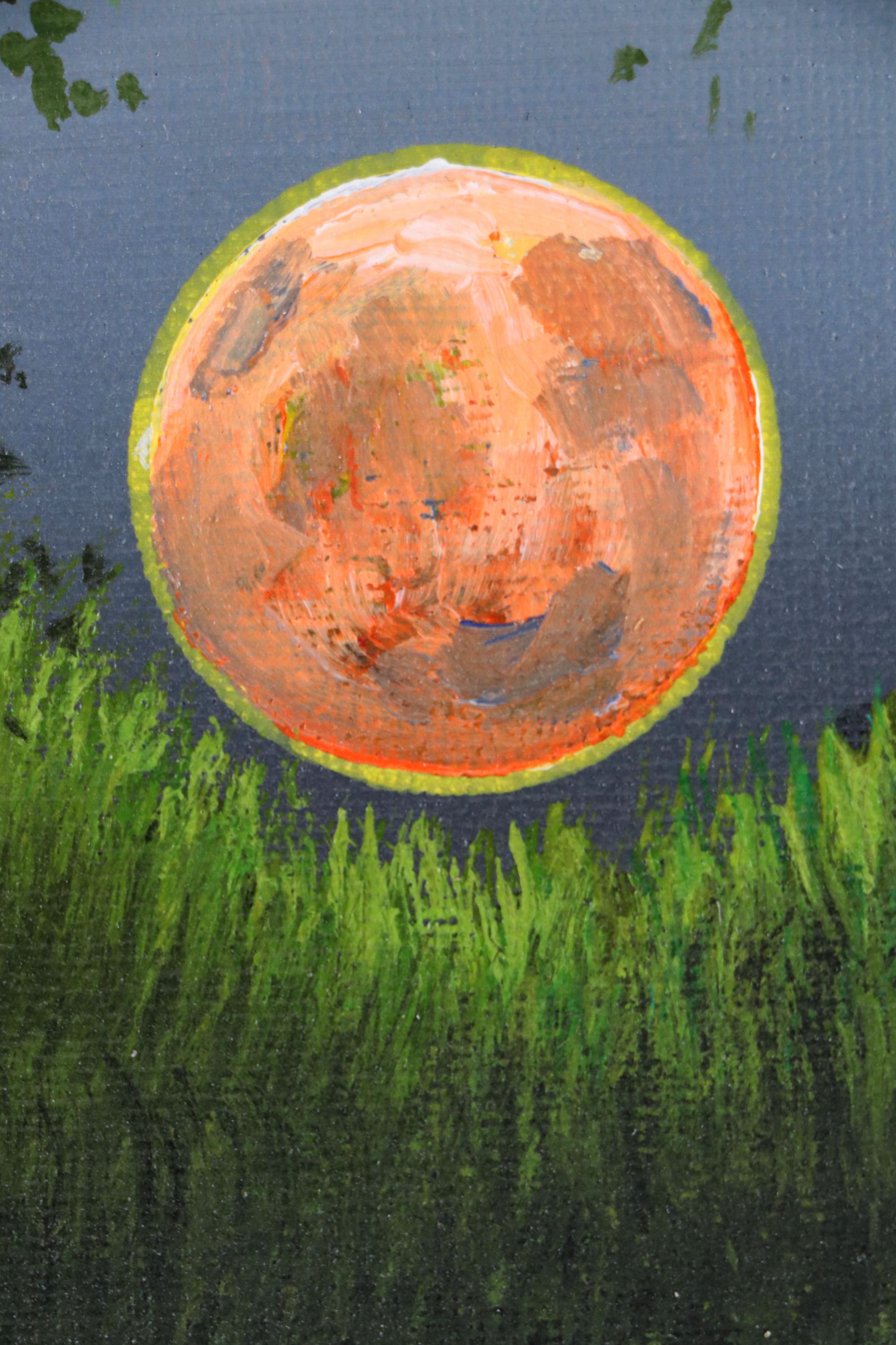 Doug "Bumo" Johnpeer Sunset Landscape Oil Painting, 2025