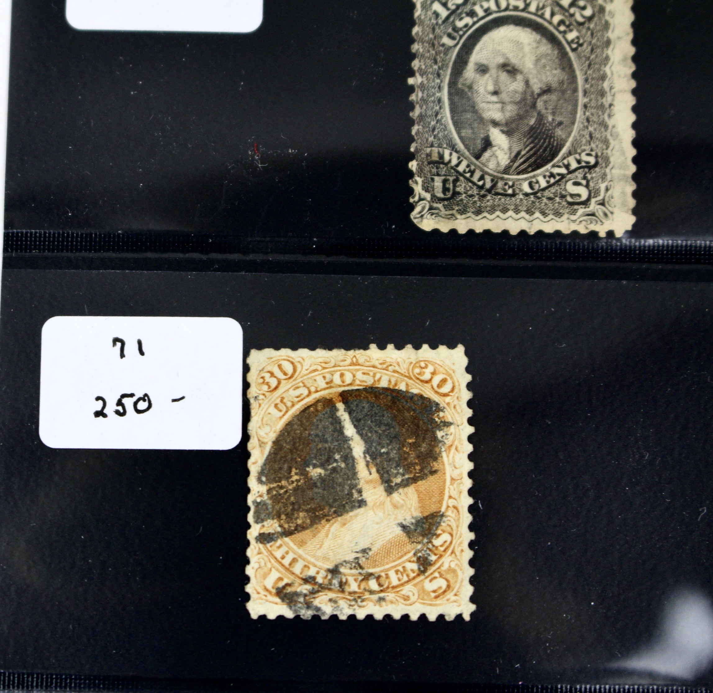 Four Classic Early U.S. Postage Stamps