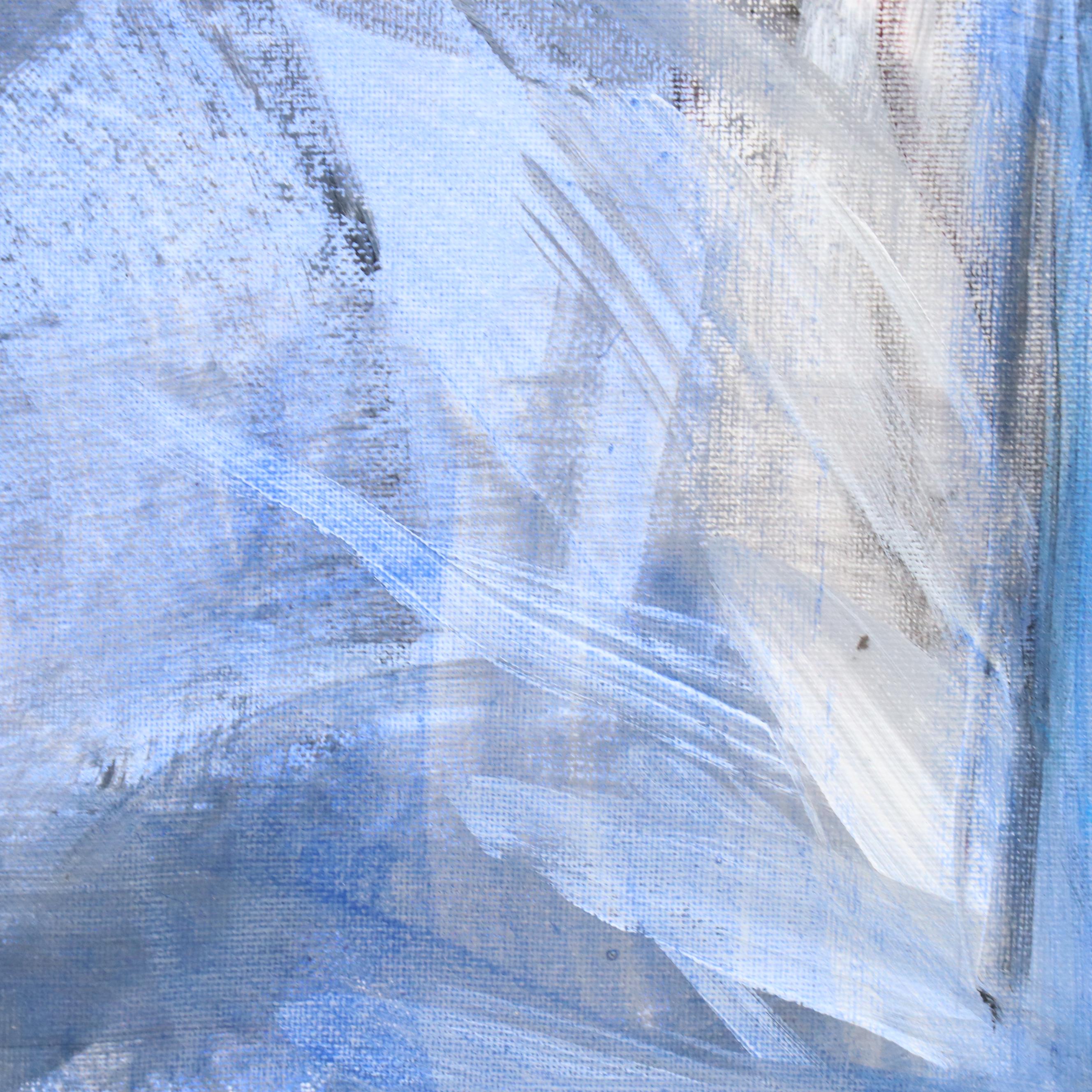 Said Oladejo-lawal Stylized Floral Acrylic Painting, 2020