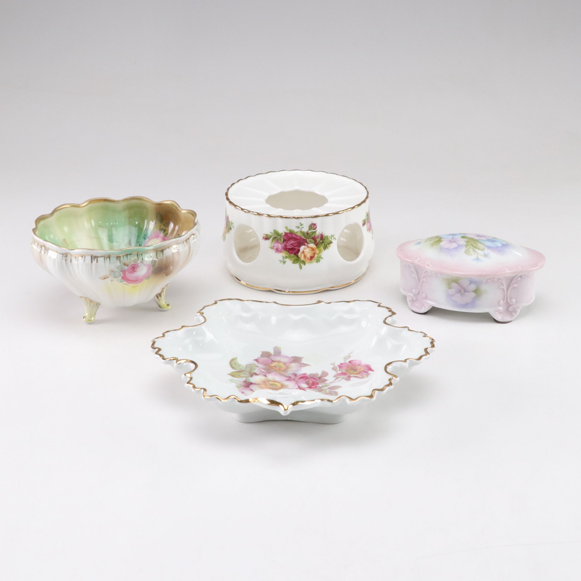 Floral Motif Decorative Bowl, Candy Dish & More