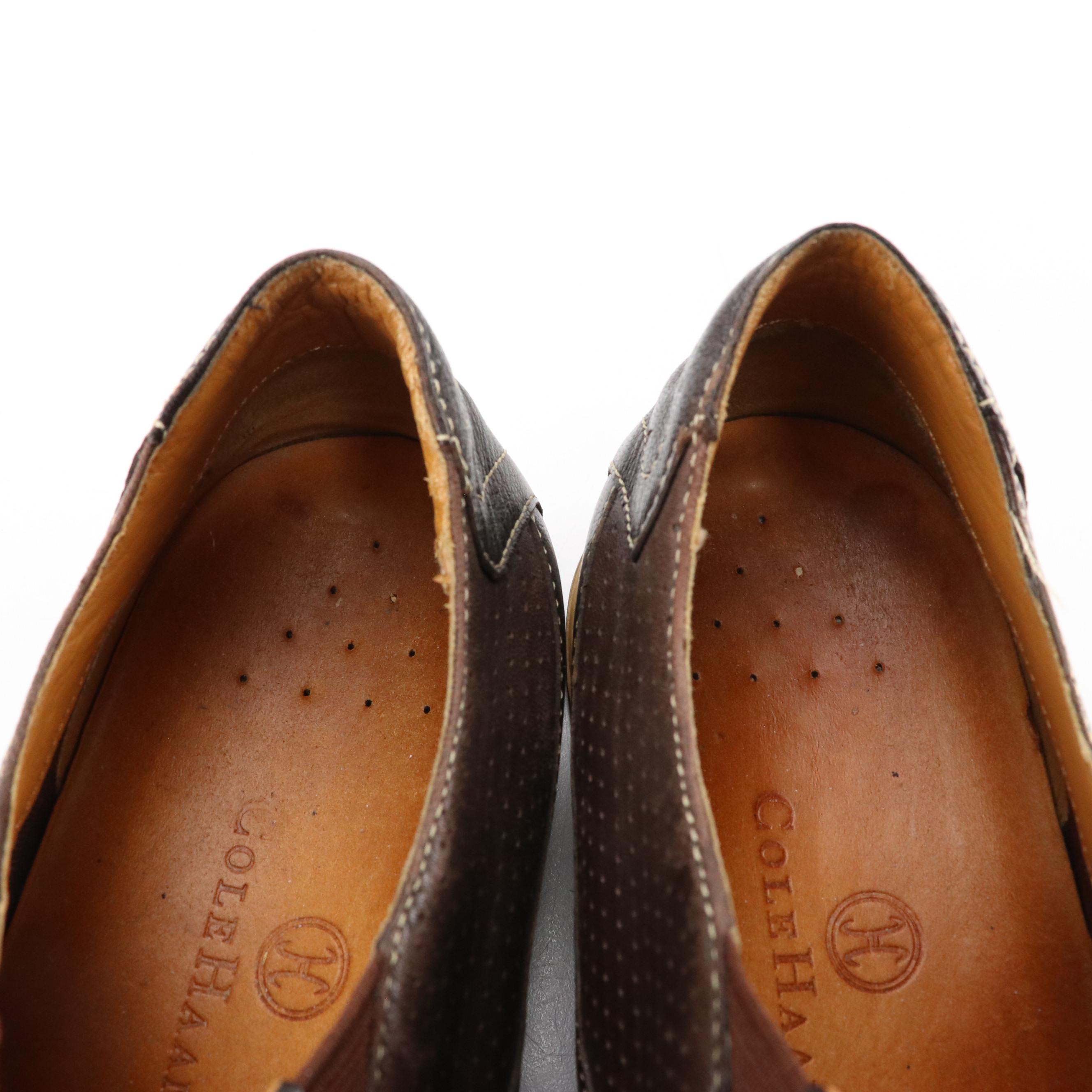 Men's Cole Haan Derby Shoes and Nike Air Loafers with GoldToe Dress Socks