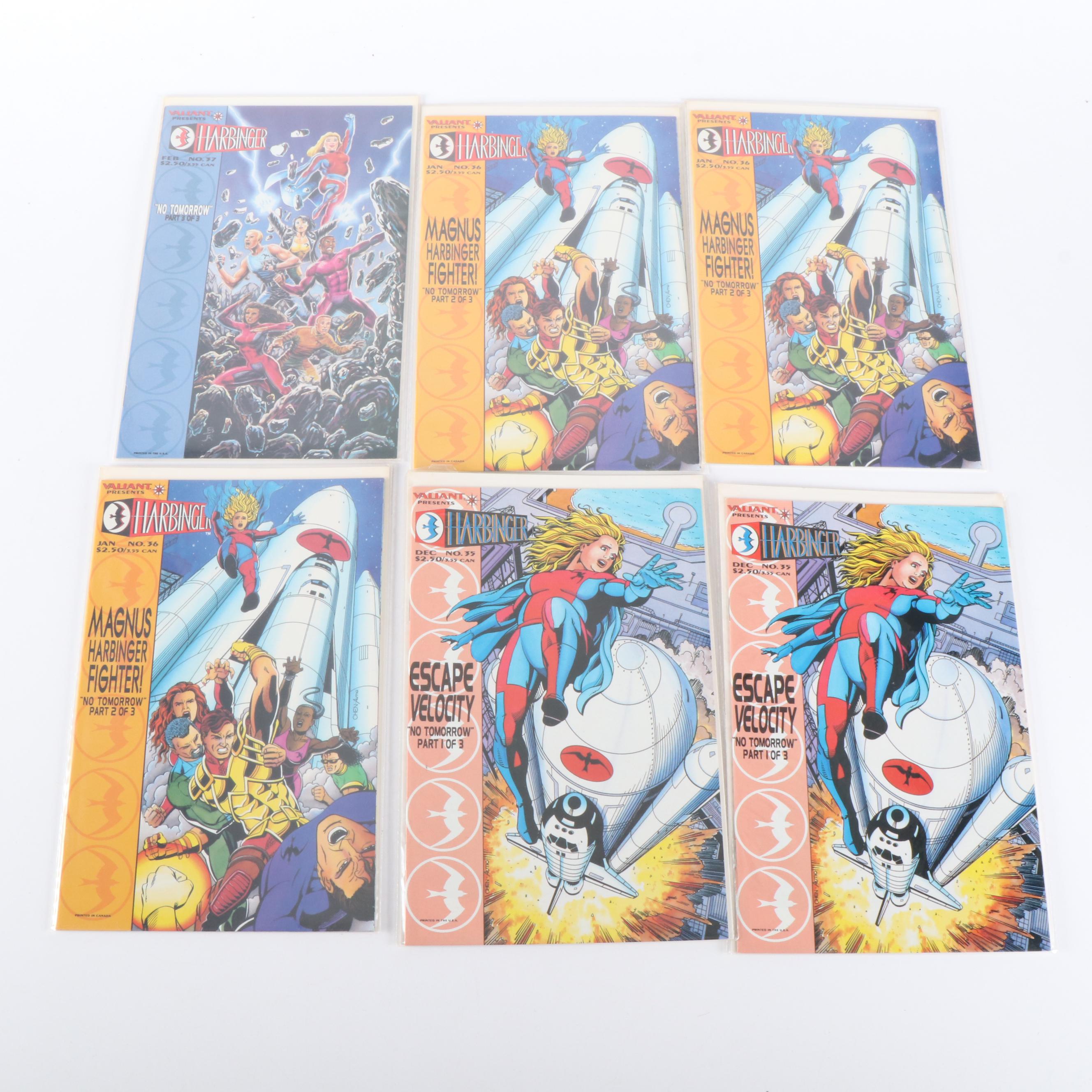 Modern Age "Harbinger", and "Eternal Warrior" Comic Books