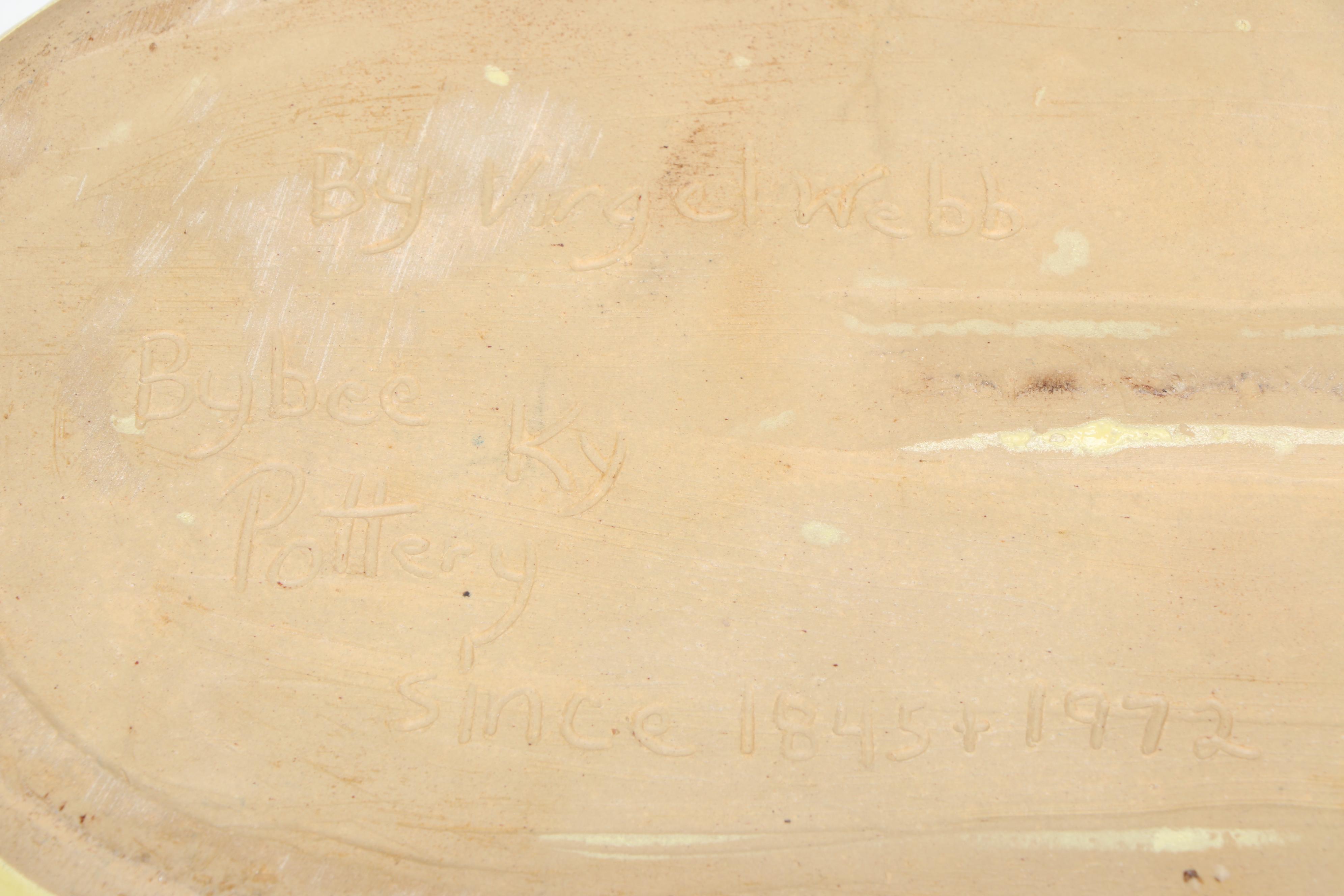 Virgel Webb for Bybee Pottery Casserole with Other Ceramic Bakeware and Spoon