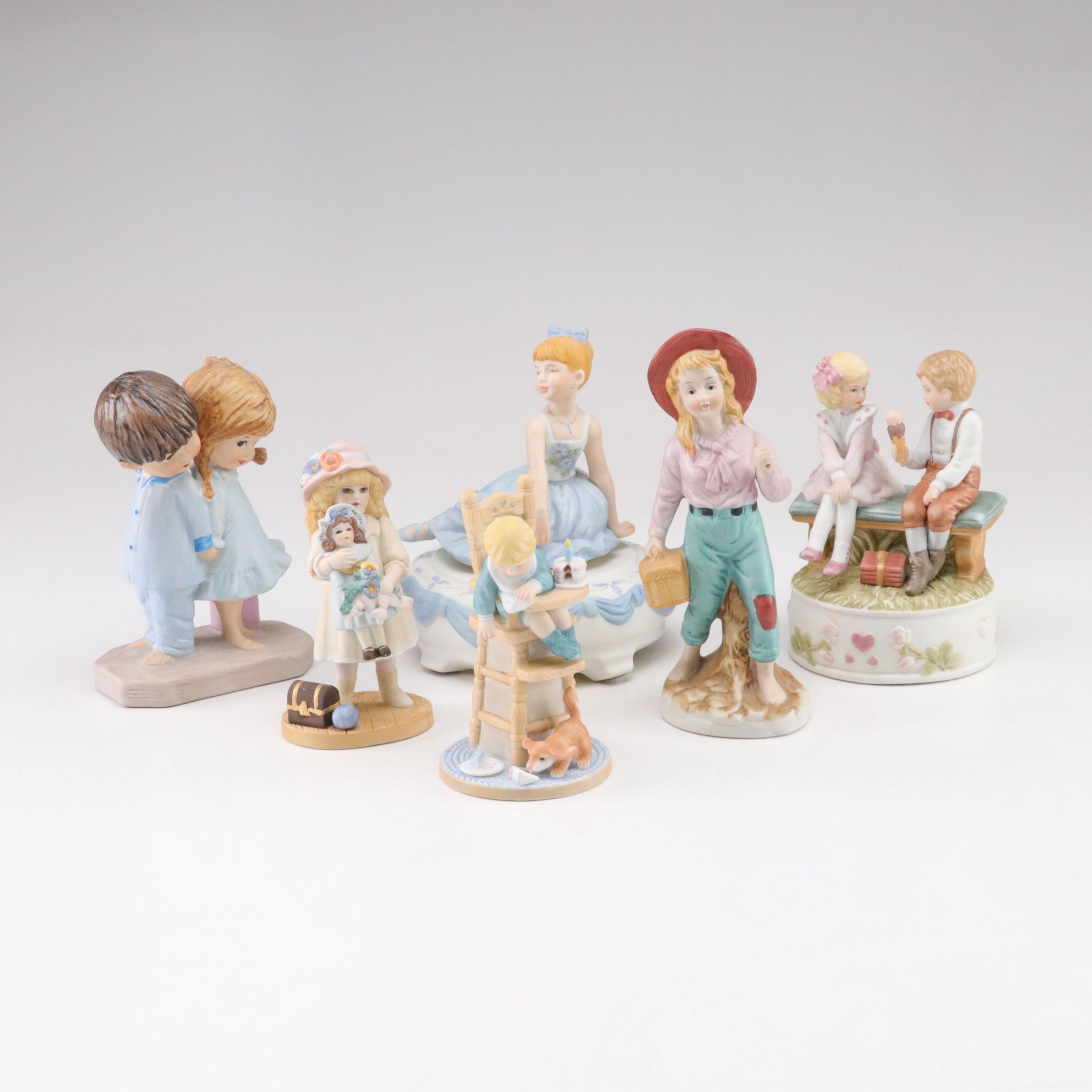 Treasured Memories with Jeanne Bluzen Music Box, "Moppets" and More Figurines