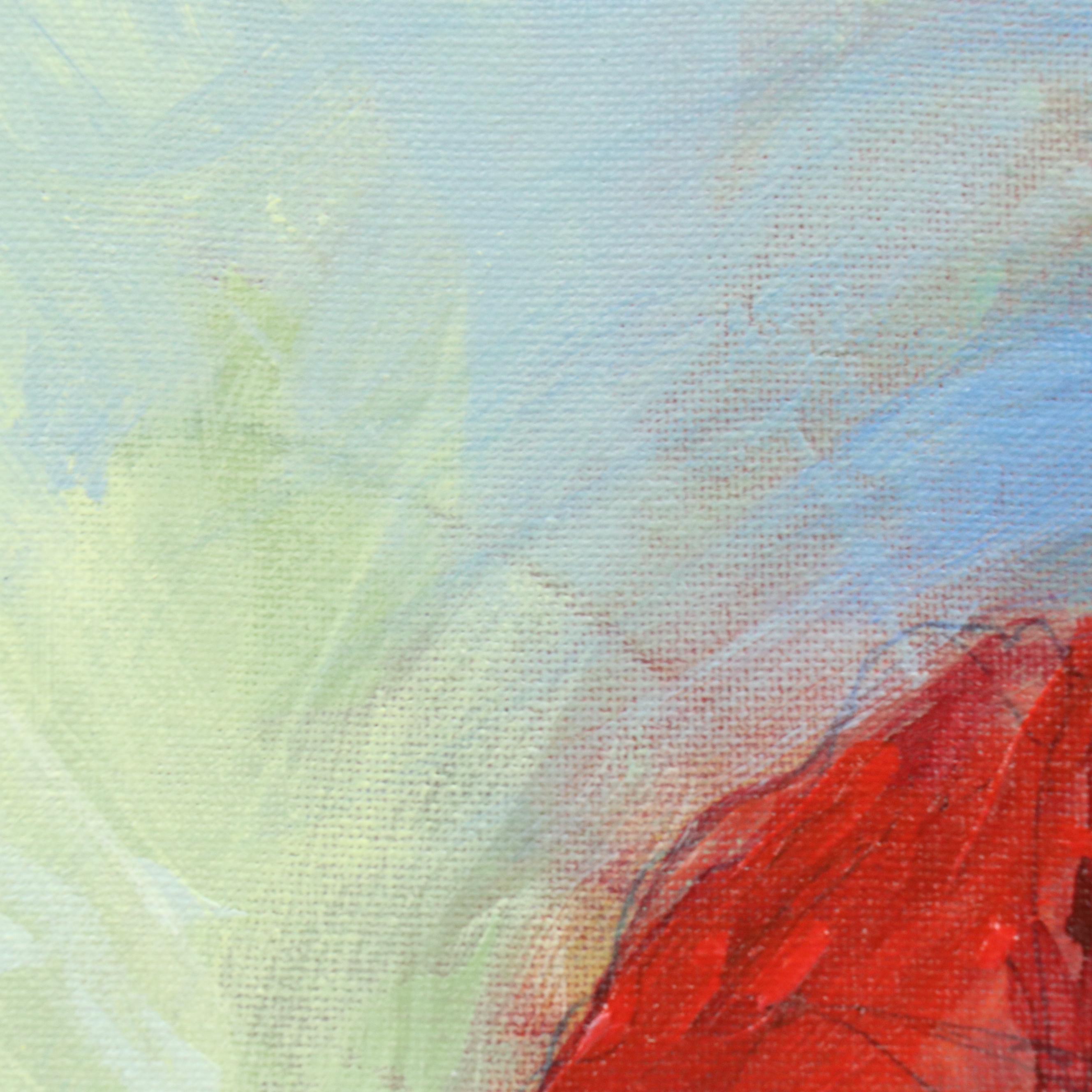 Said Oladejo-lawal Floral Still Life Acrylic Painting, 2020