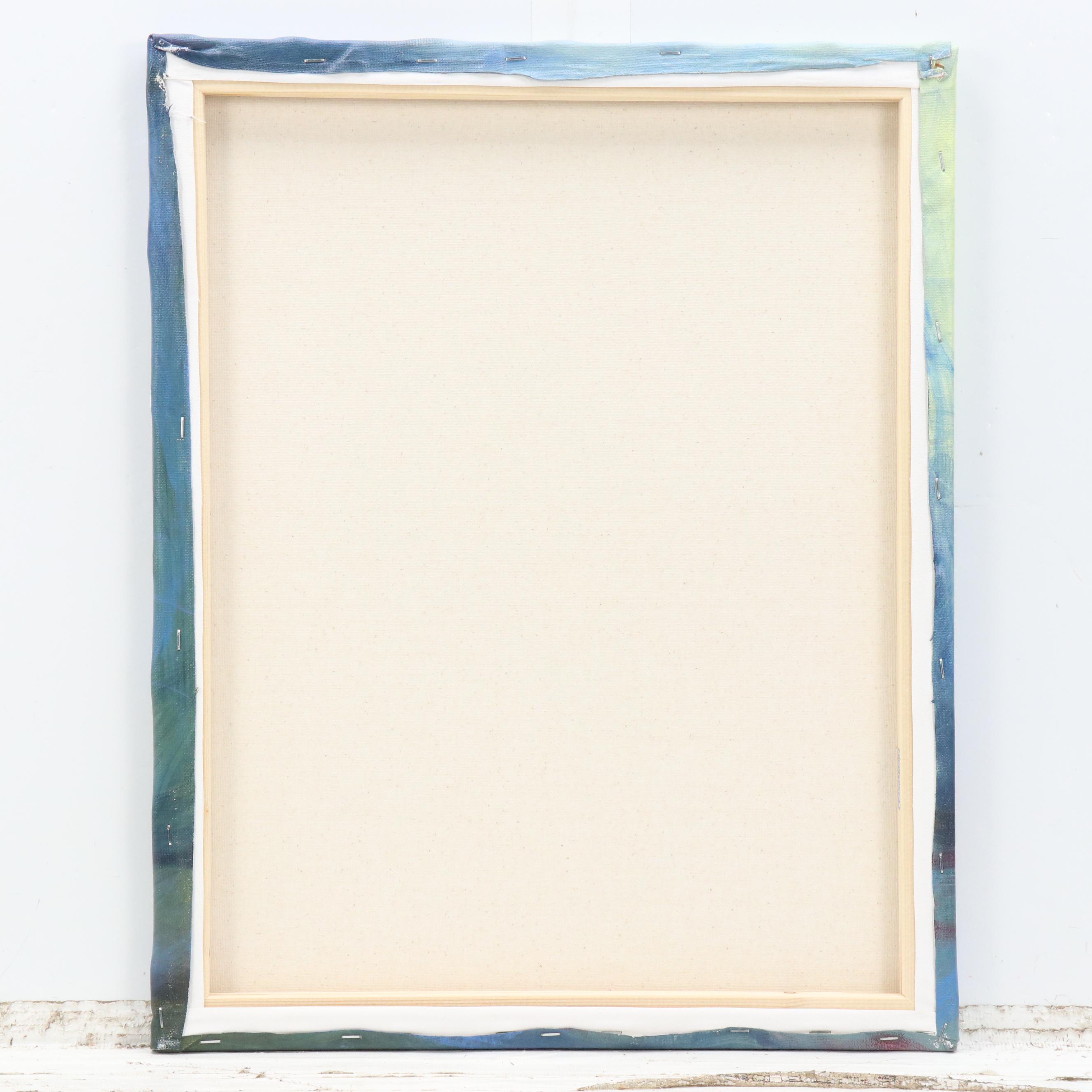 Said Oladejo-lawal Floral Still Life Acrylic Painting, 2020