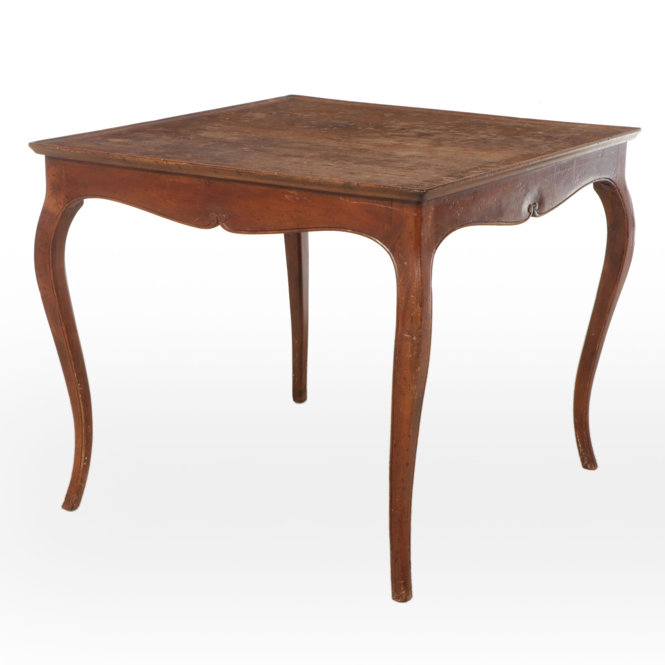 Italian Louis XV Style Wooden Game Table