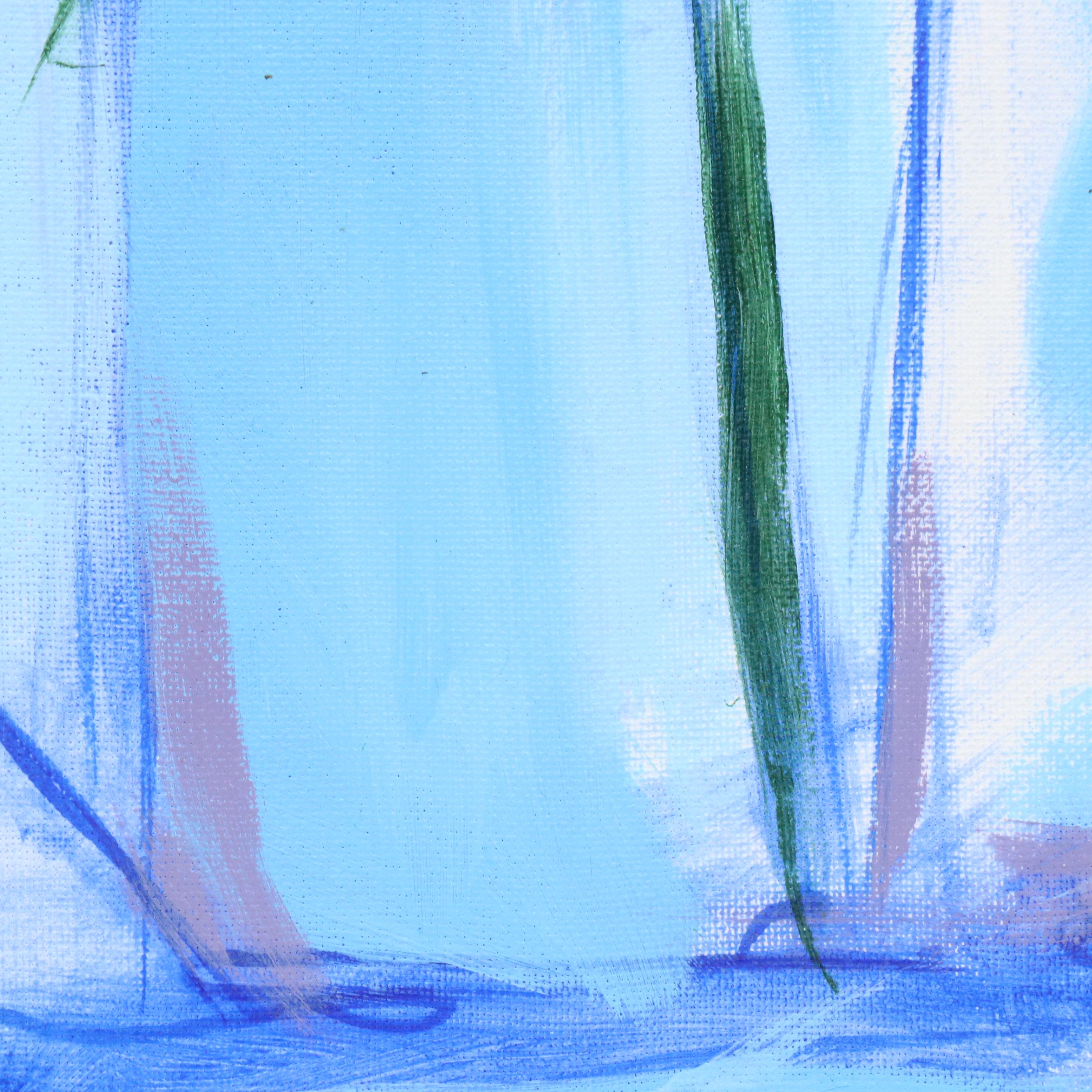 Said Oladejo-lawal Floral Still Life Acrylic Painting, 2020