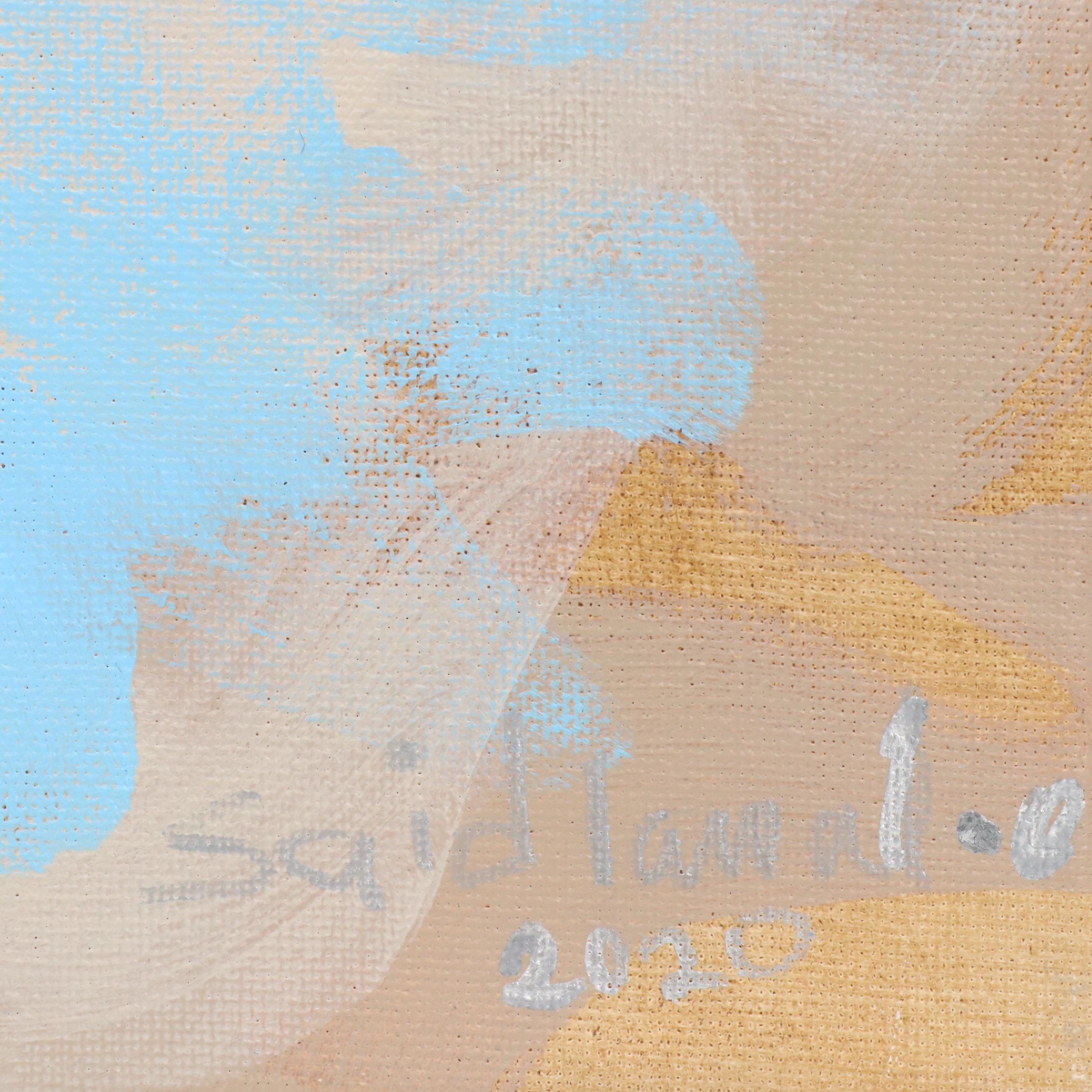 Said Oladejo-lawal Floral Still Life Acrylic Painting, 2020