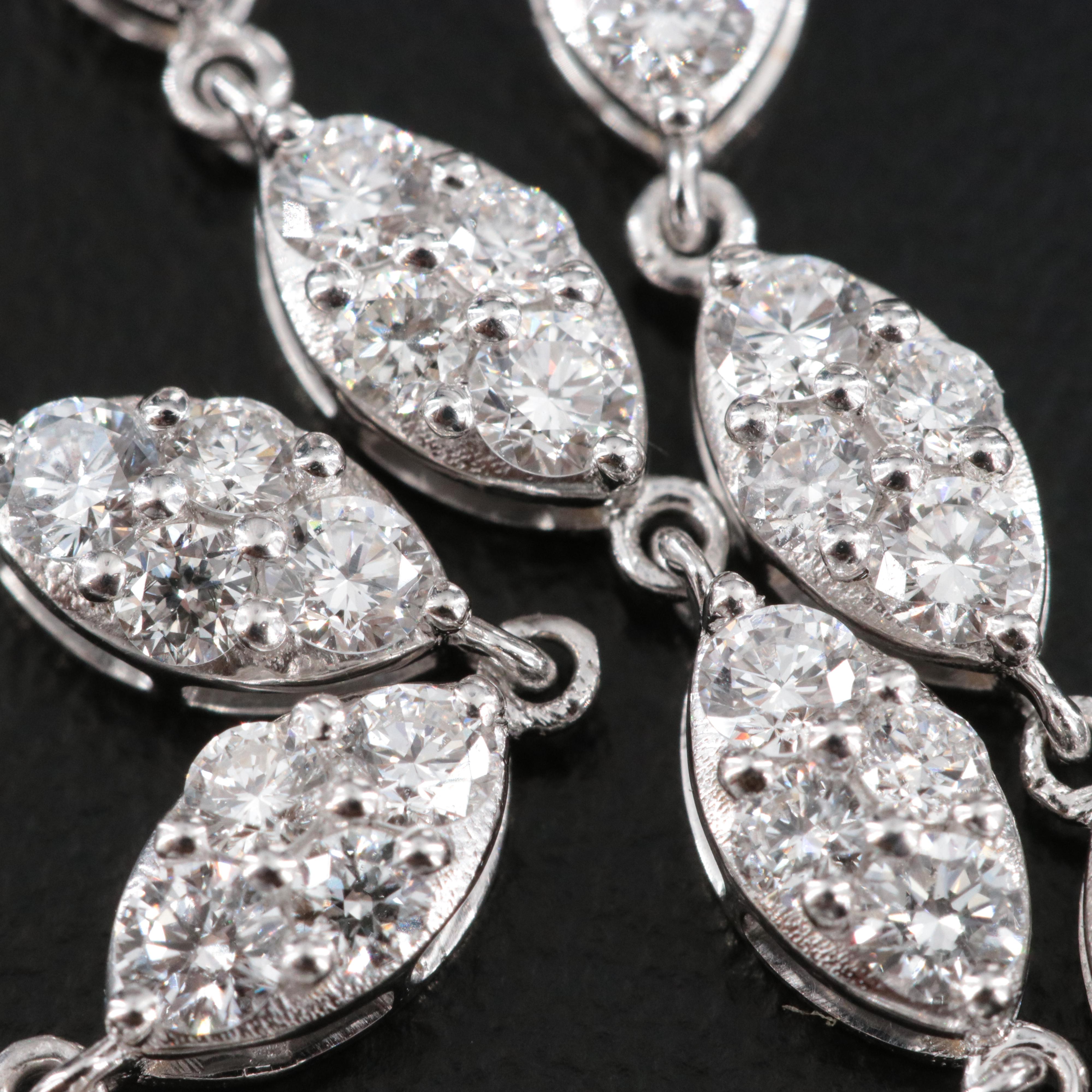 14K 2.42 CTW Lab Grown Diamond Bracelet with IGI Jewelry Report