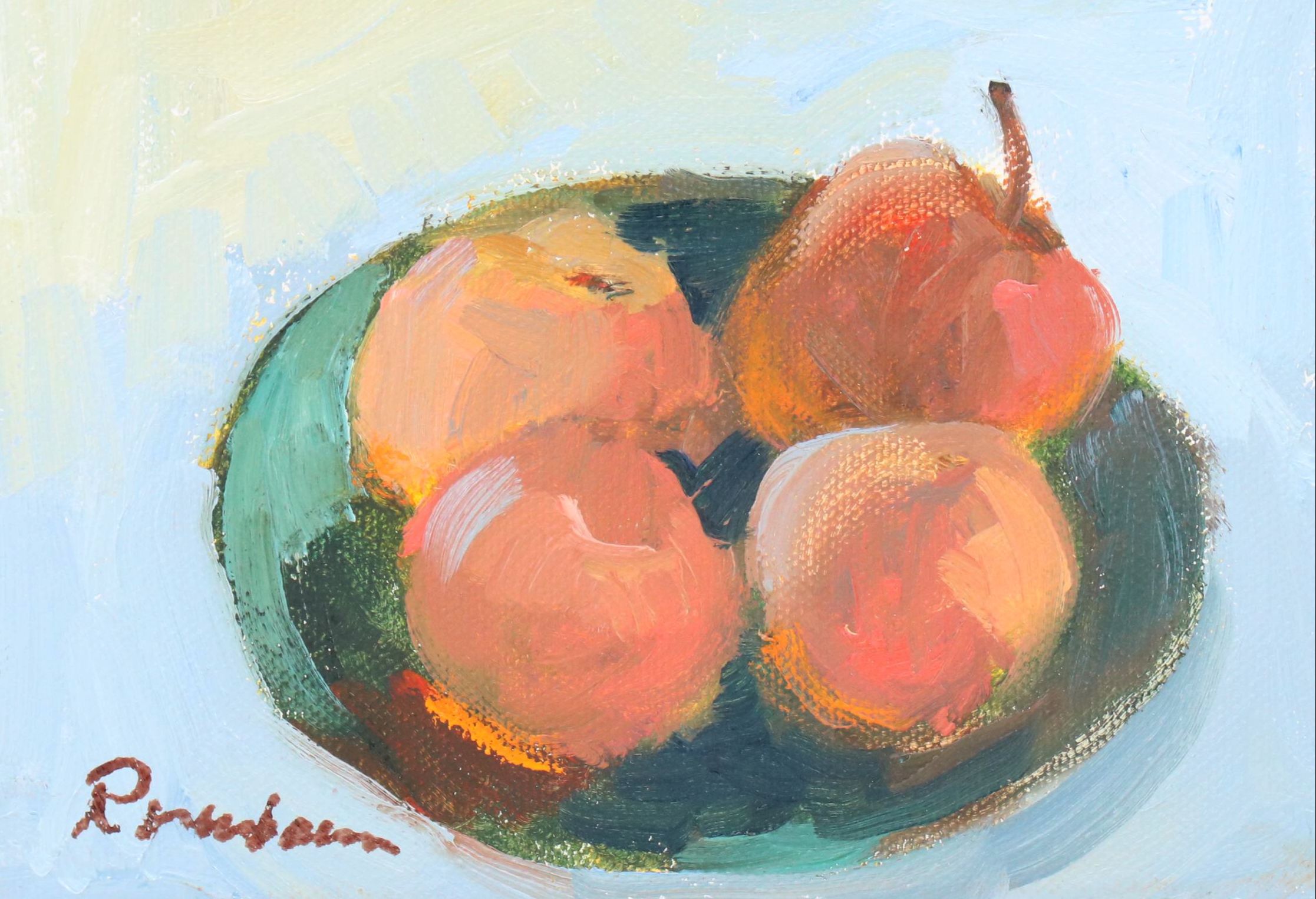 Sally Rosenbaum Still Life Oil Painting, 21st Century