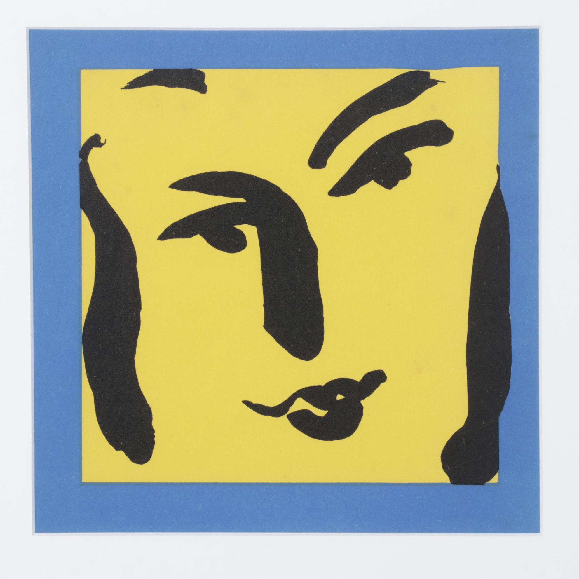 Cover Art for Henri Matisse's Book "Portraits", 1955
