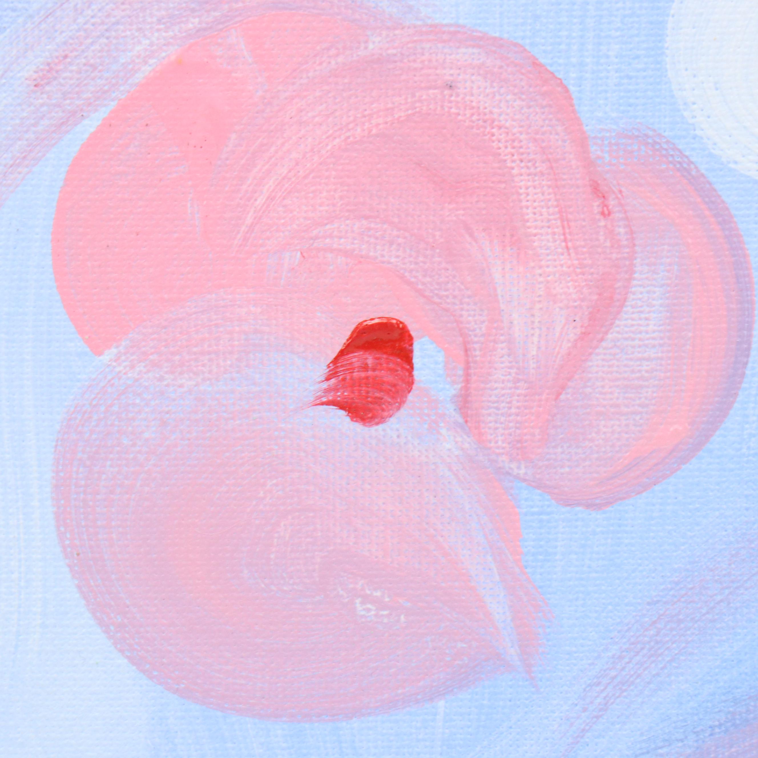 Said Oladejo-lawal Floral Acrylic Painting, 2020