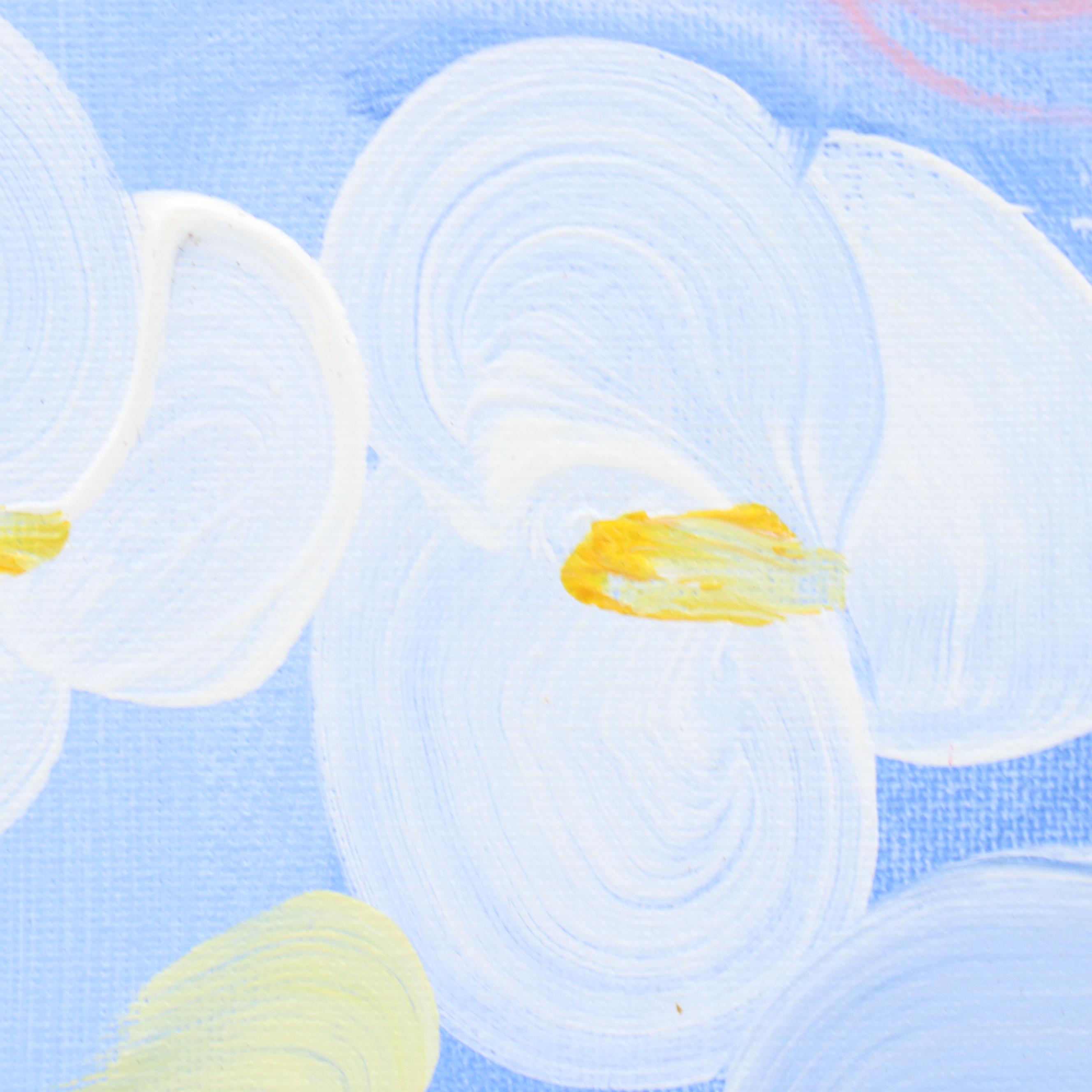 Said Oladejo-lawal Floral Acrylic Painting, 2020