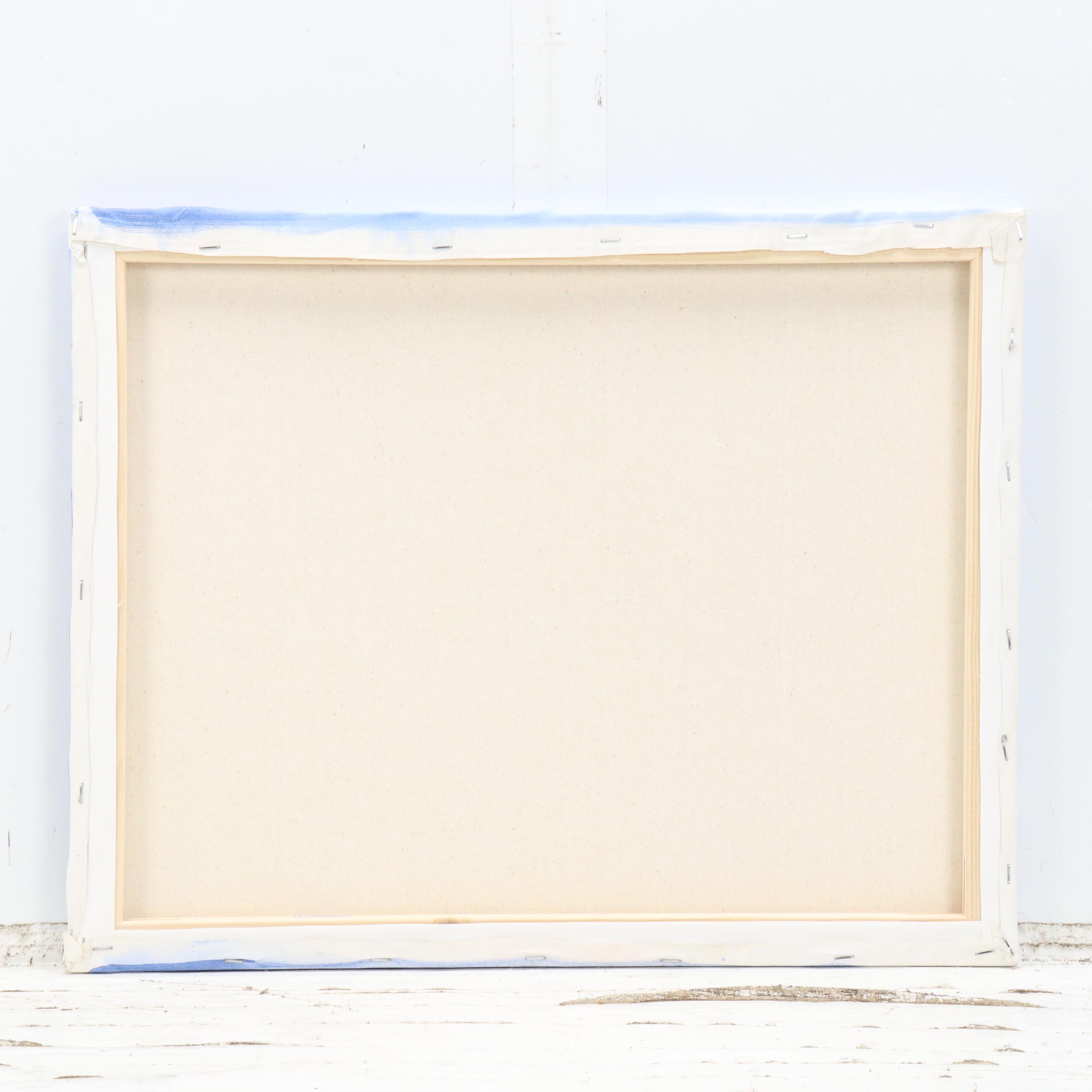 Said Oladejo-lawal Floral Acrylic Painting, 2020