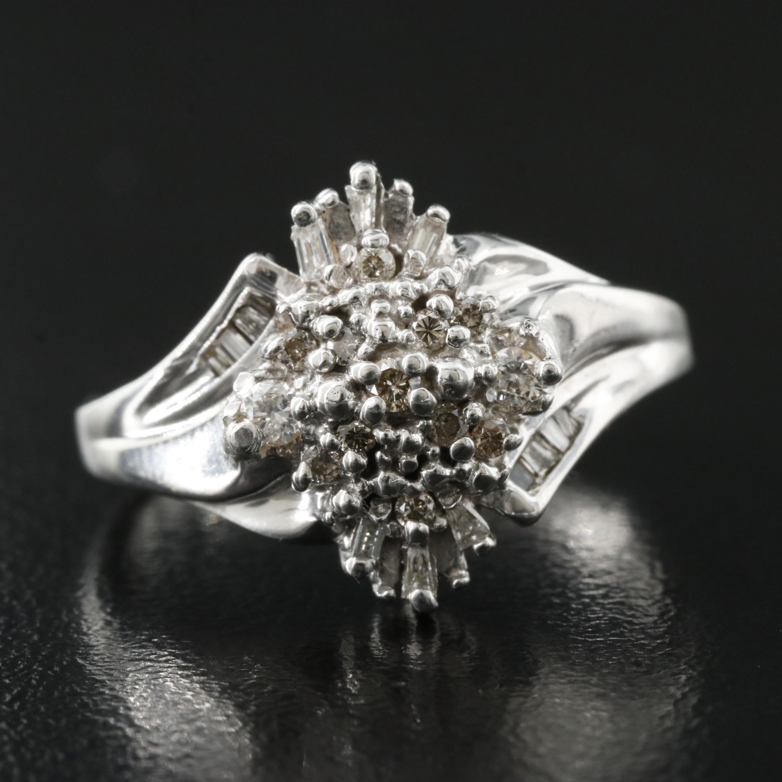 10K 0.24 CTW Diamond Ring