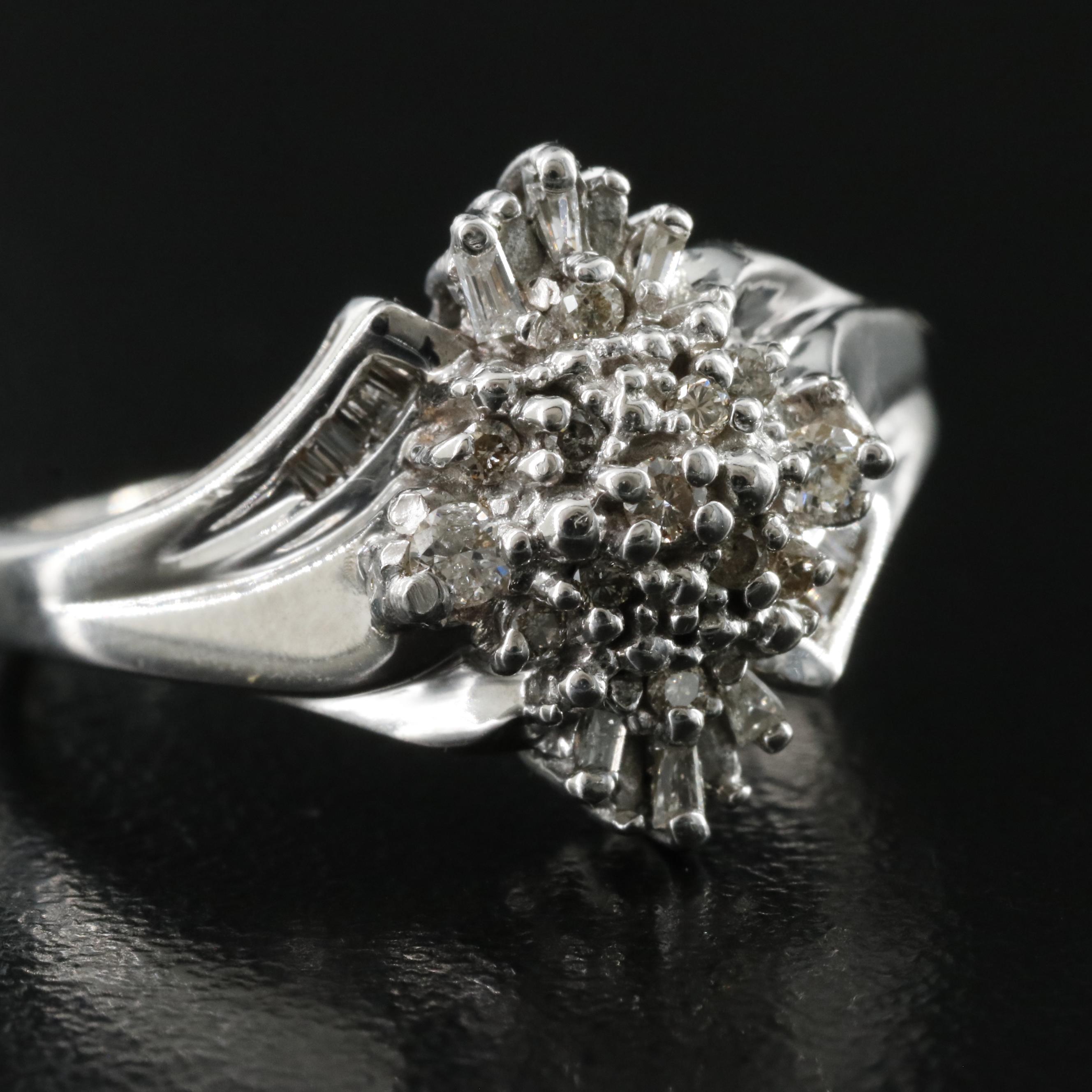 10K 0.24 CTW Diamond Ring