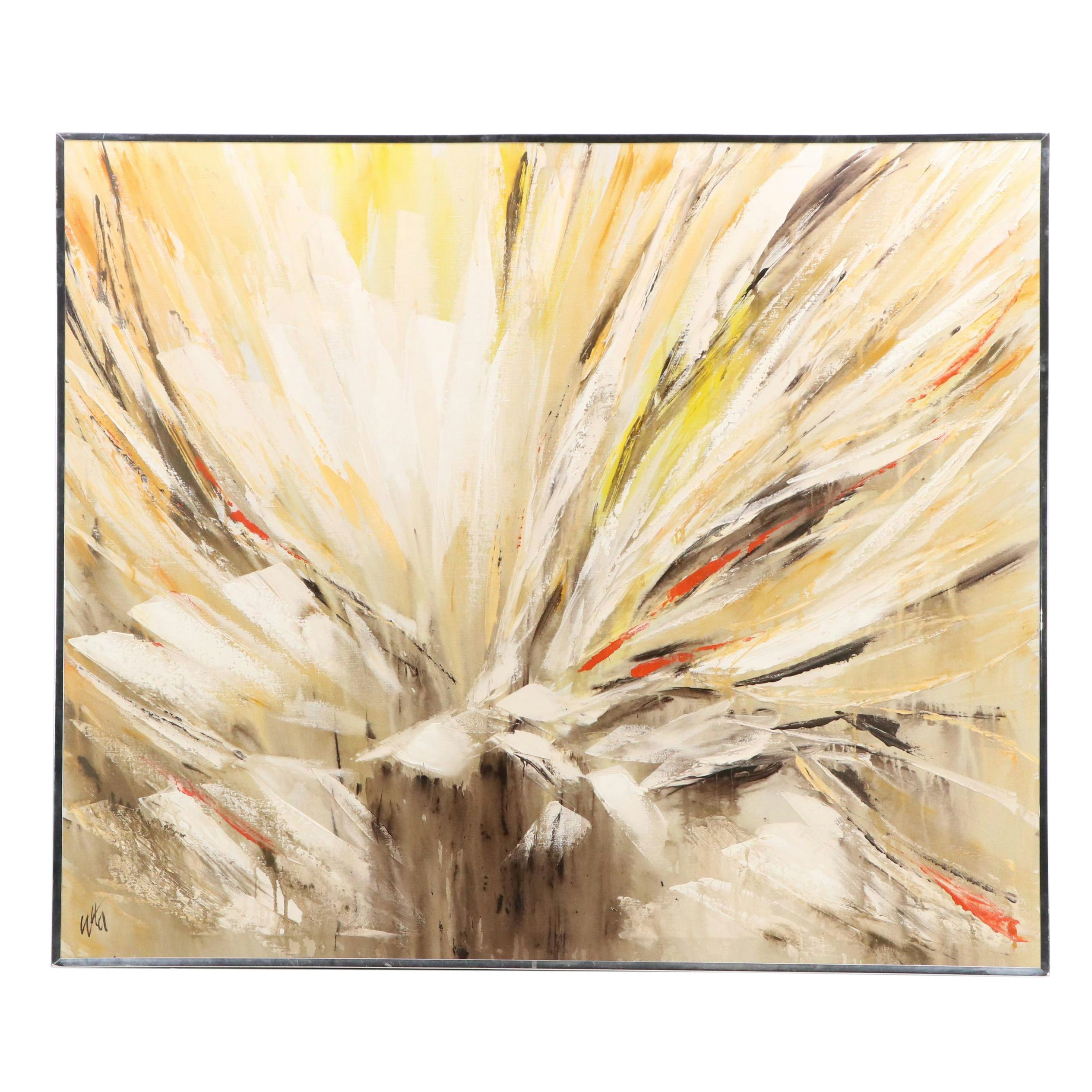 Abstract Acrylic Painting, 21st Century