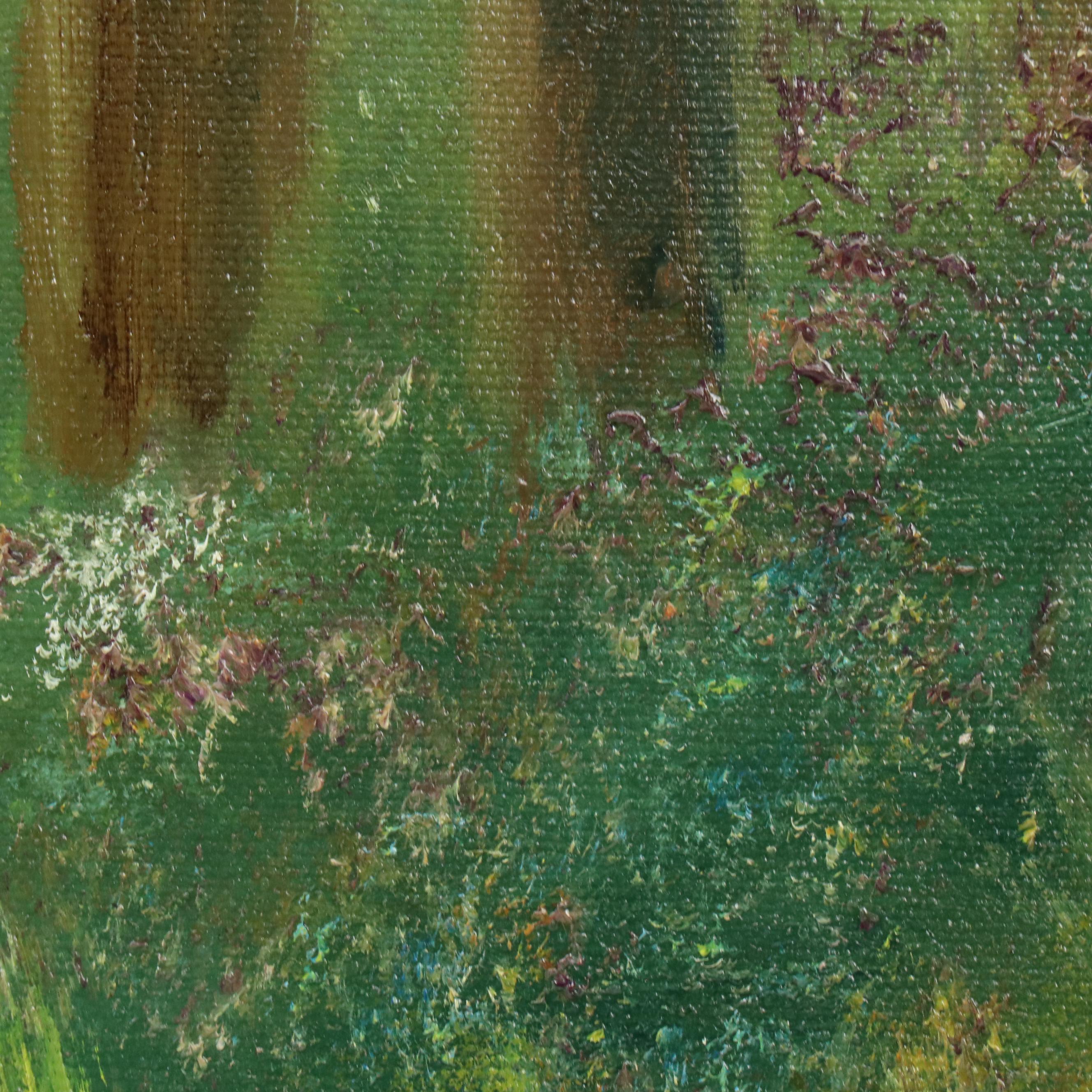 Woodland Interior Landscape Oil Painting