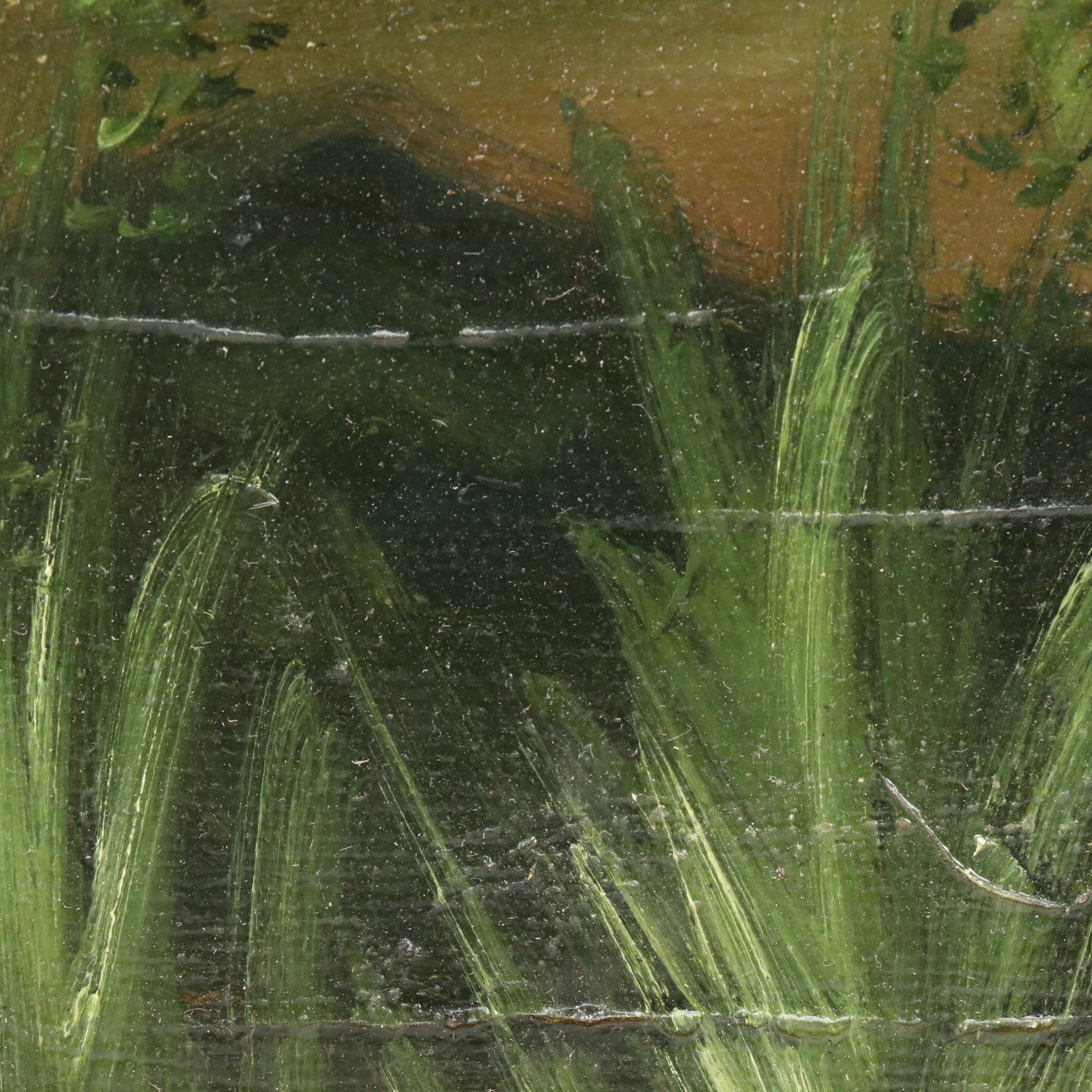 Woodland Interior Landscape Oil Painting