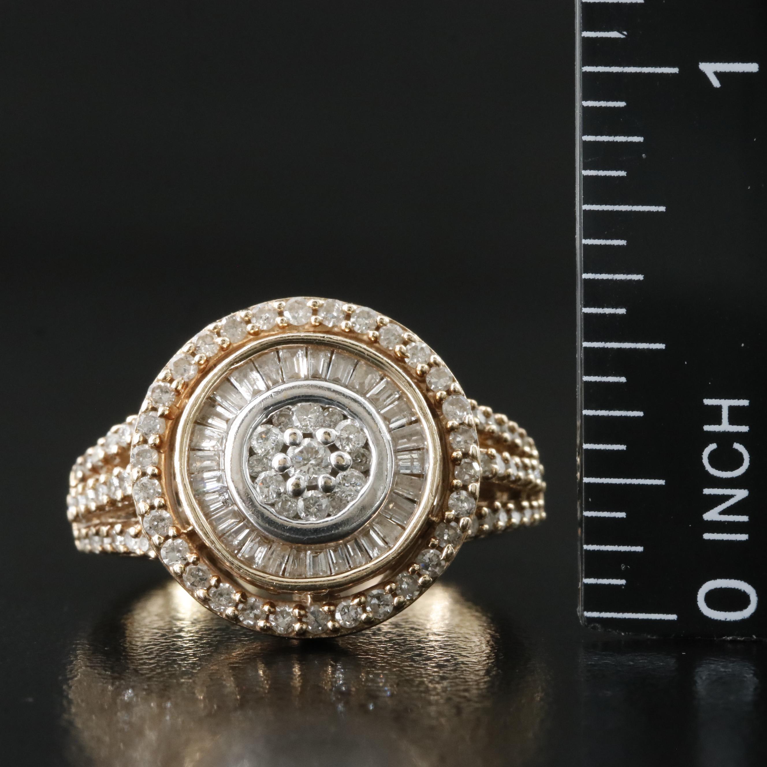 10K 1.01 CTW Diamond Ring