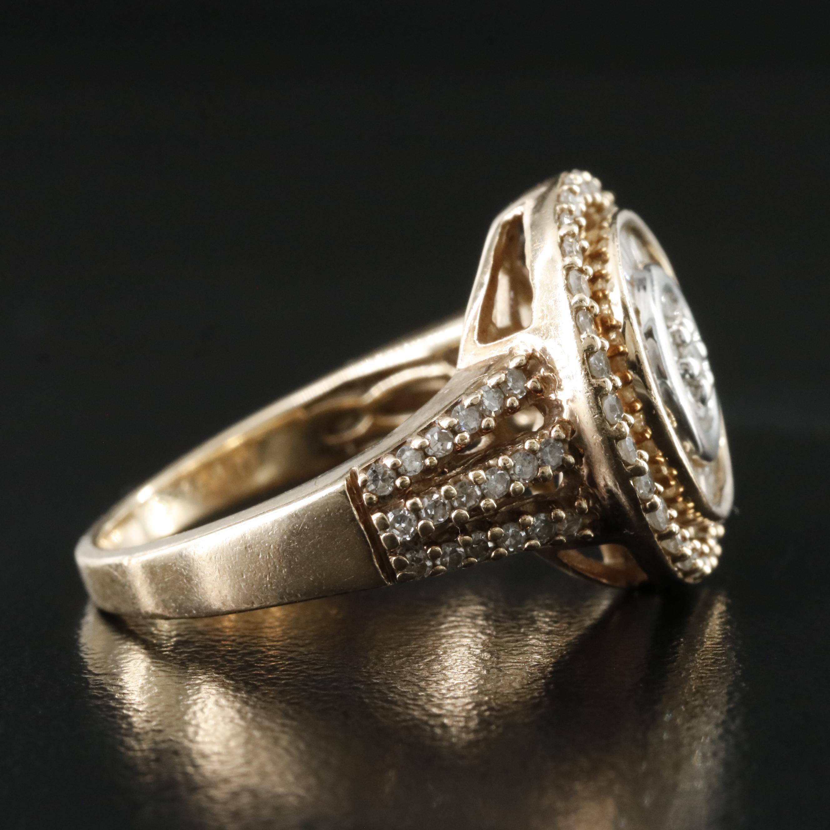 10K 1.01 CTW Diamond Ring