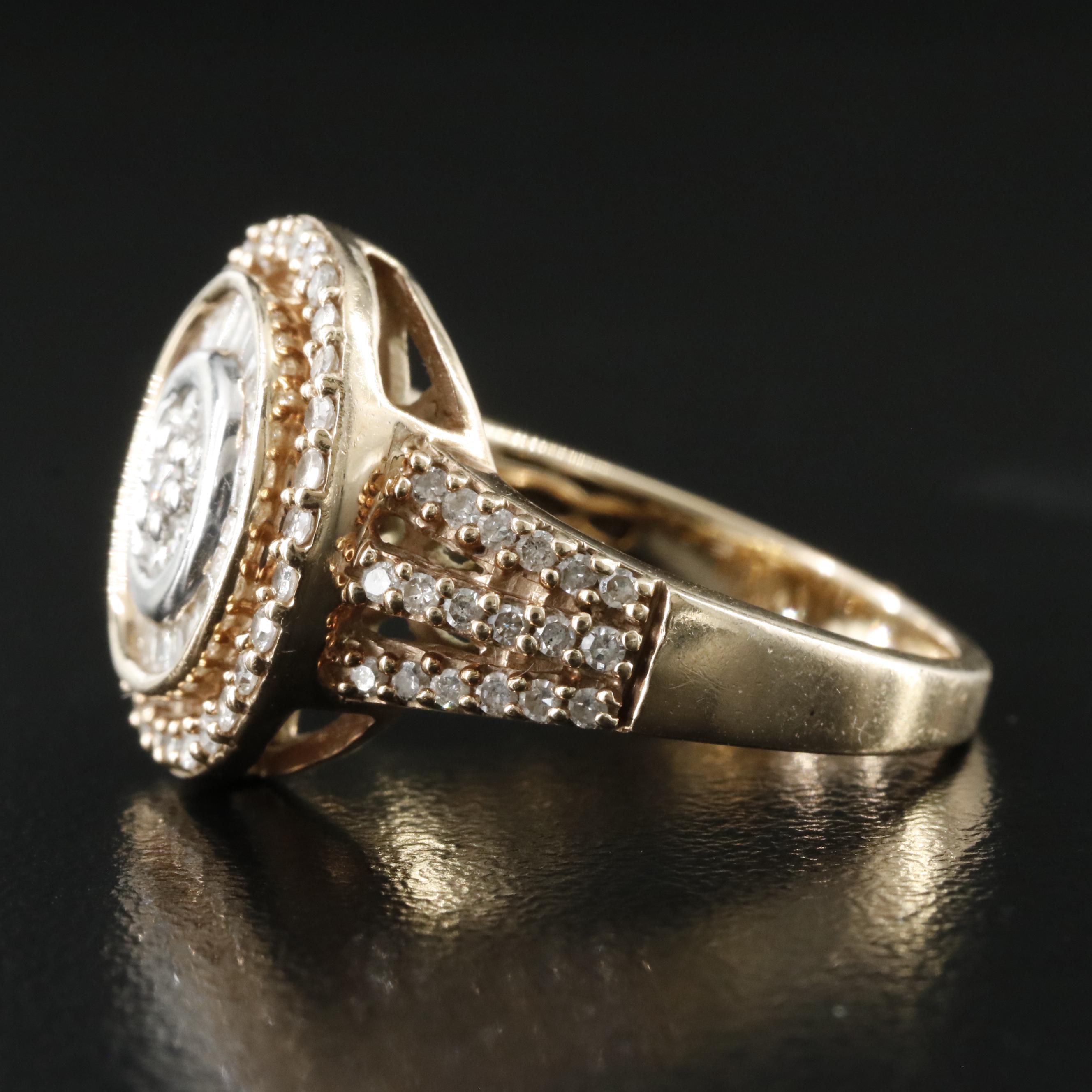 10K 1.01 CTW Diamond Ring