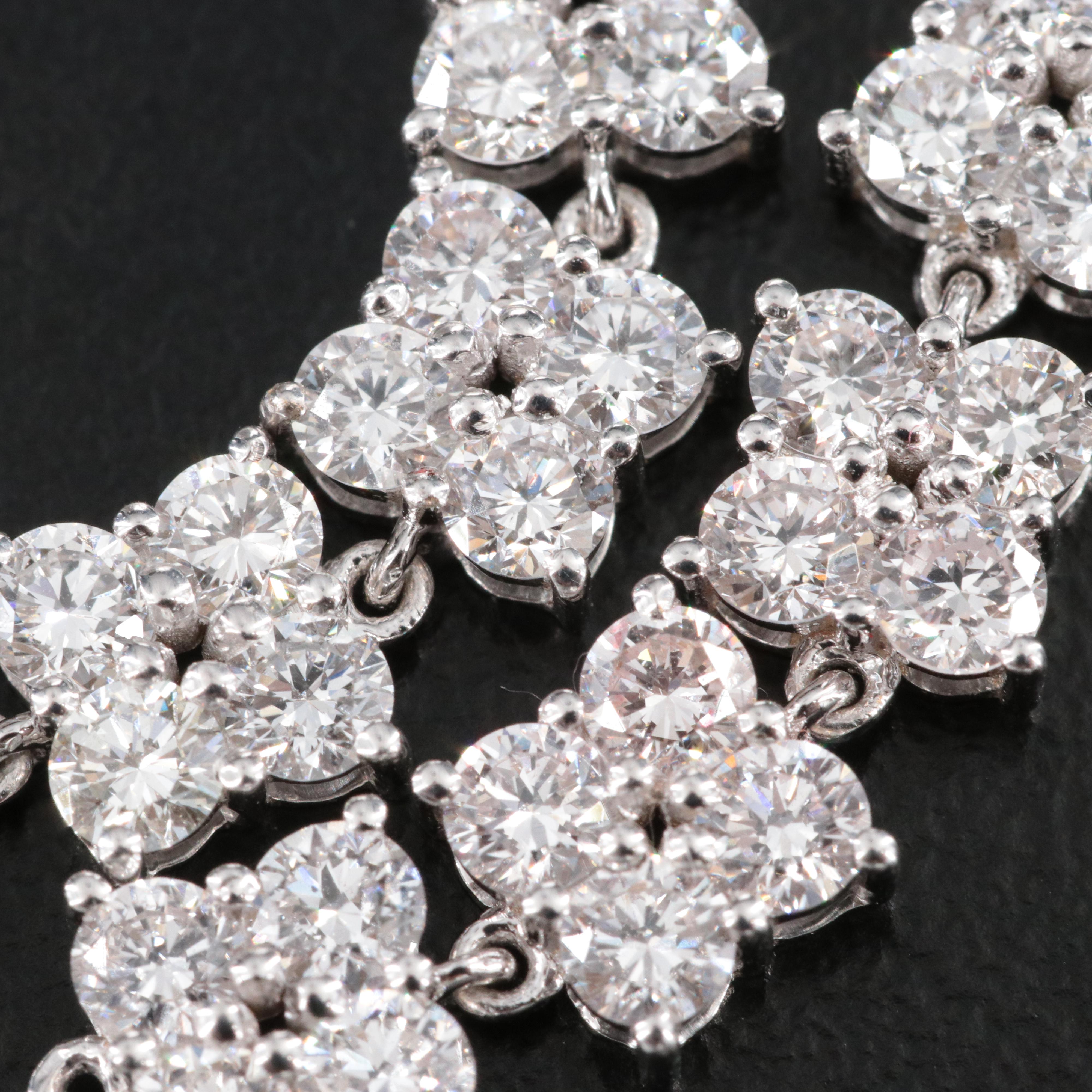 14K 4.84 CTW Lab Grown Diamond Bracelet with IGI Jewelry Report