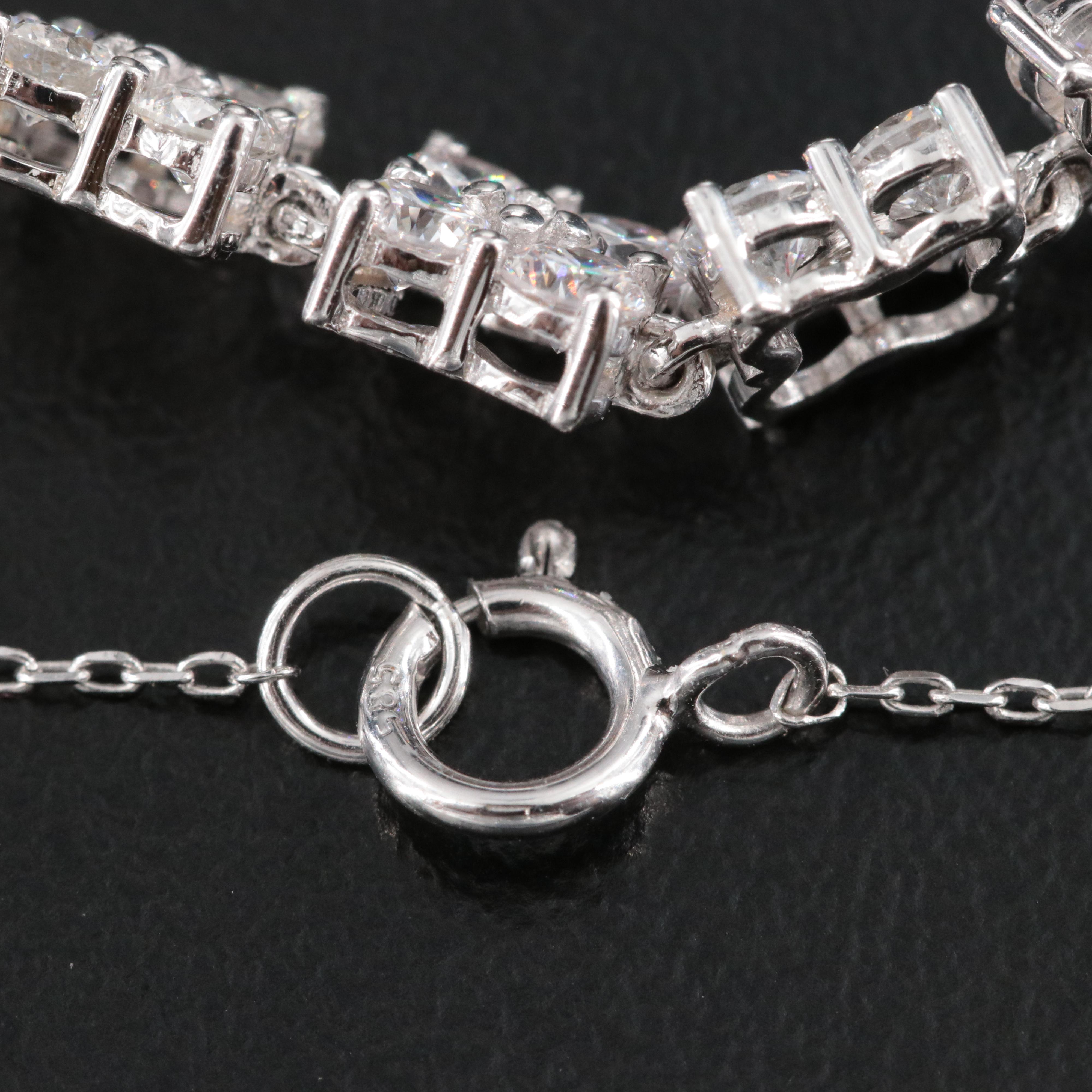 14K 4.84 CTW Lab Grown Diamond Bracelet with IGI Jewelry Report