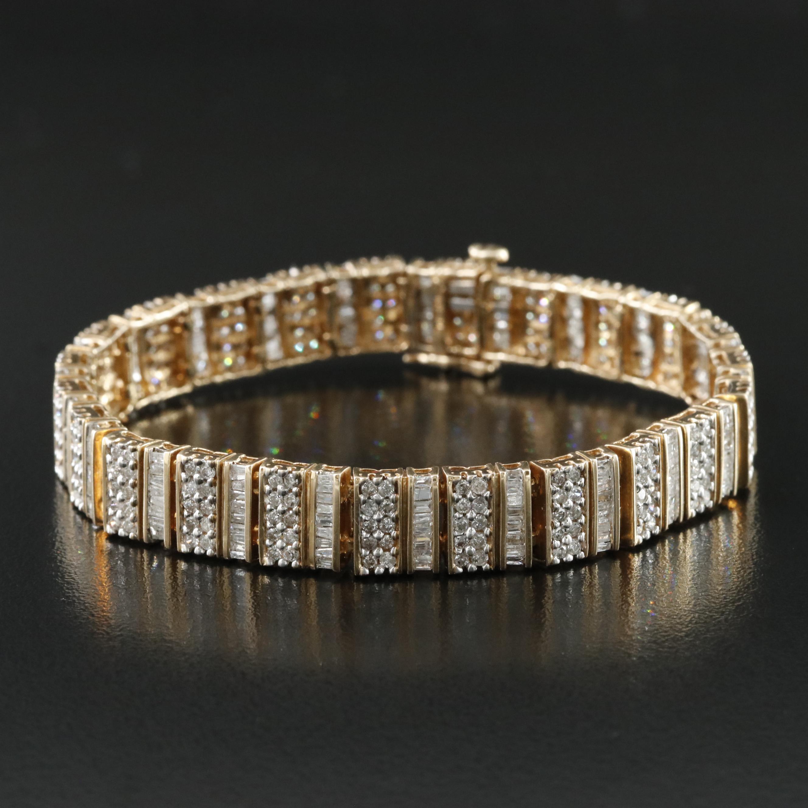 10K 5.14 CTW Diamond Bracelet