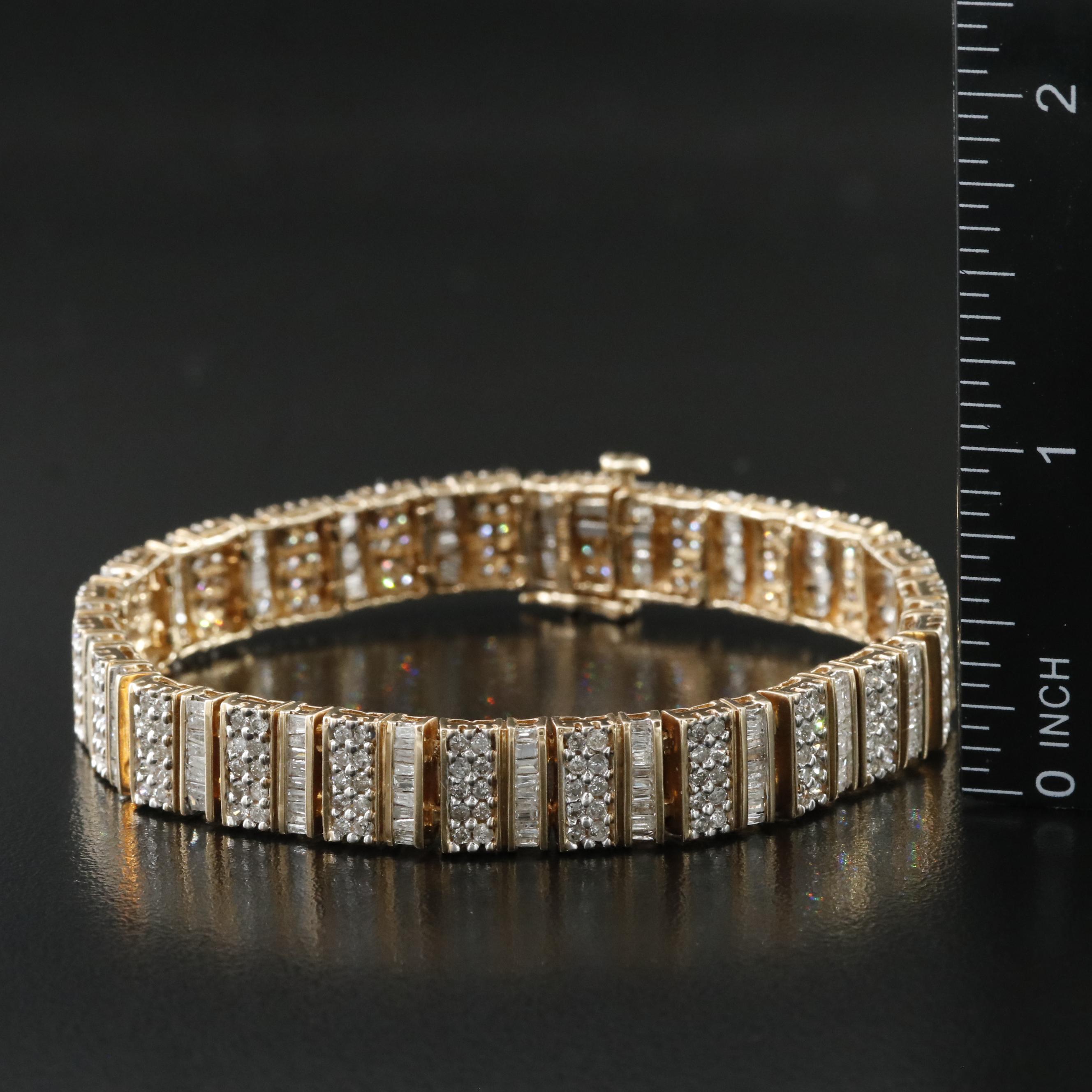 10K 5.14 CTW Diamond Bracelet