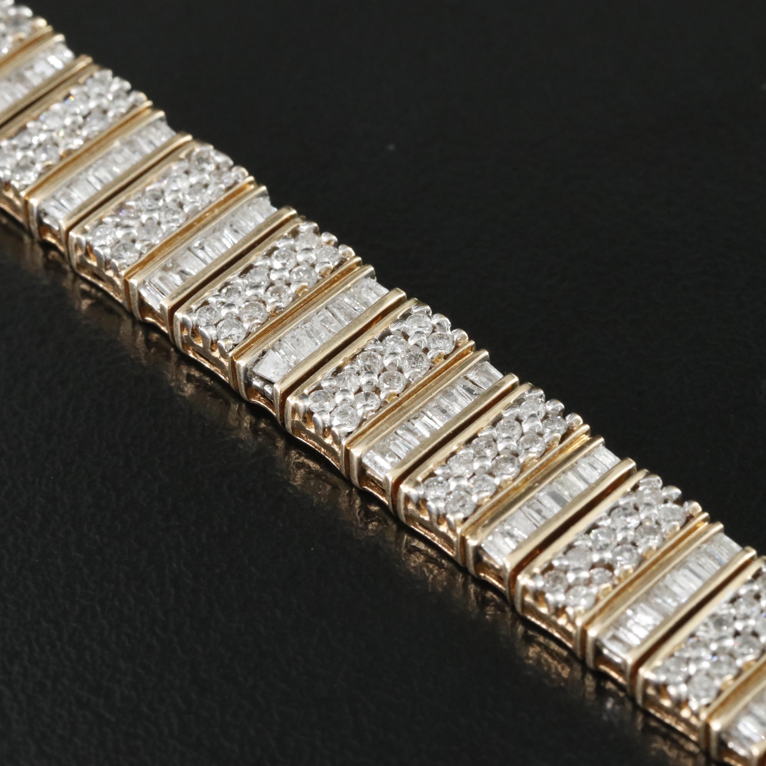 10K 5.14 CTW Diamond Bracelet