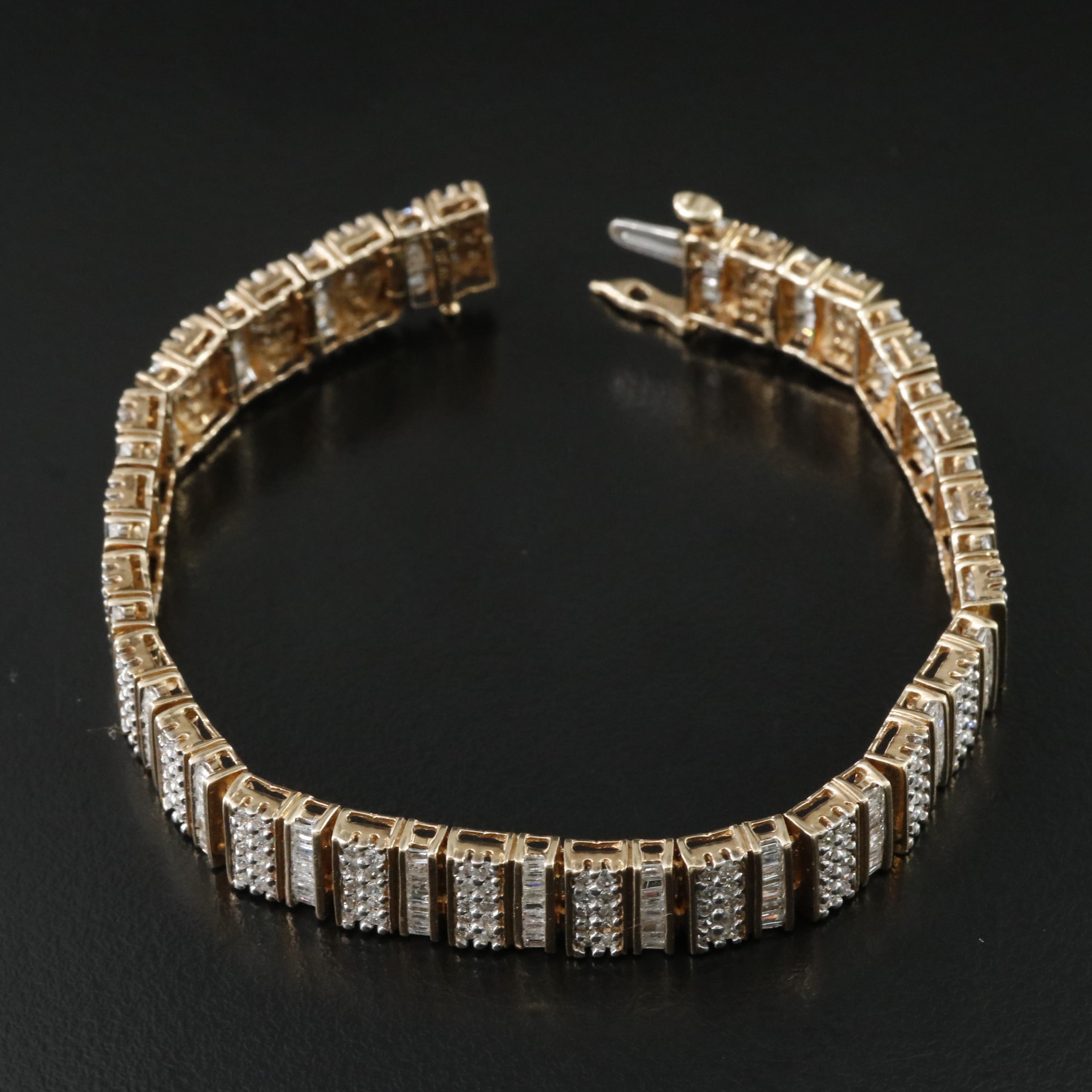 10K 5.14 CTW Diamond Bracelet