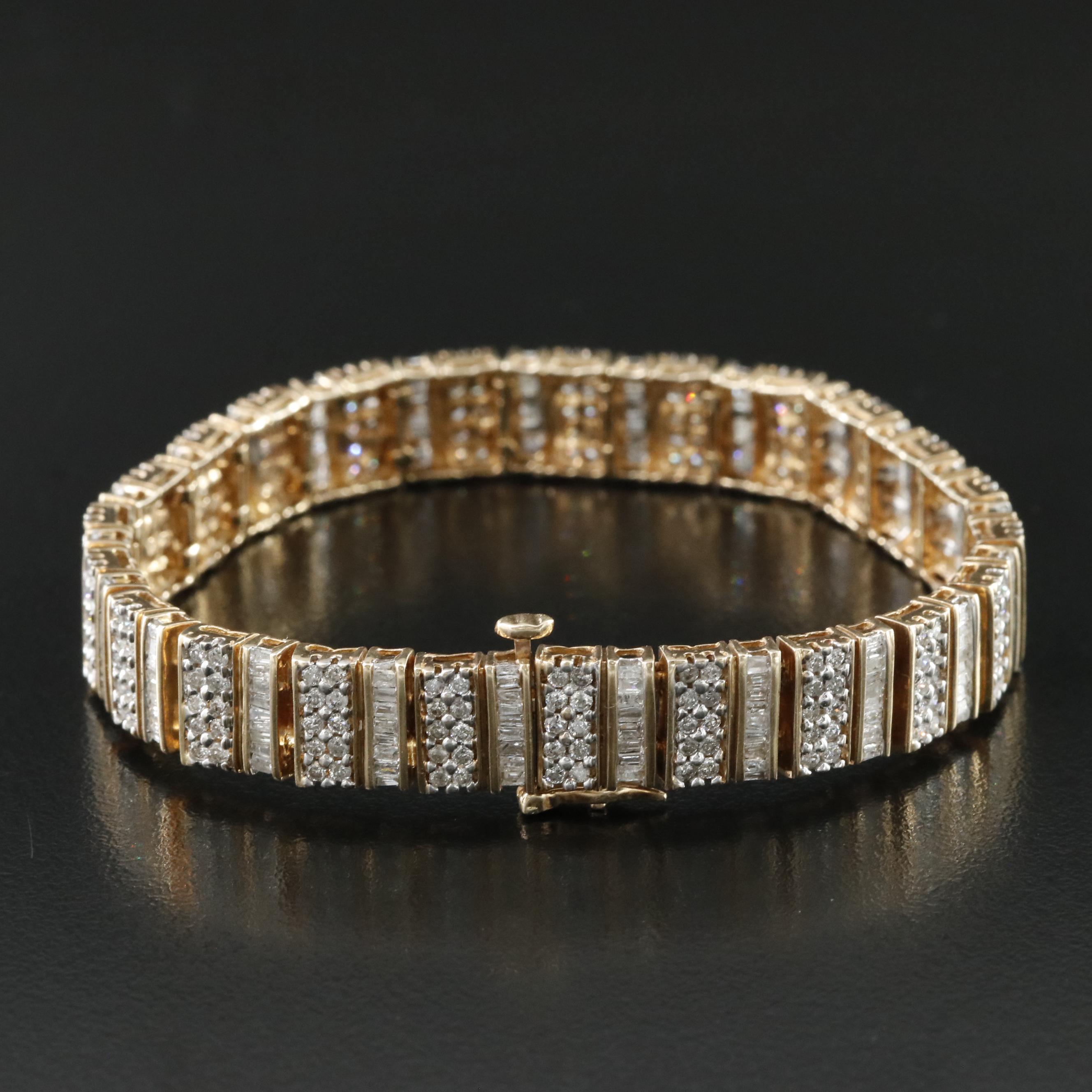 10K 5.14 CTW Diamond Bracelet
