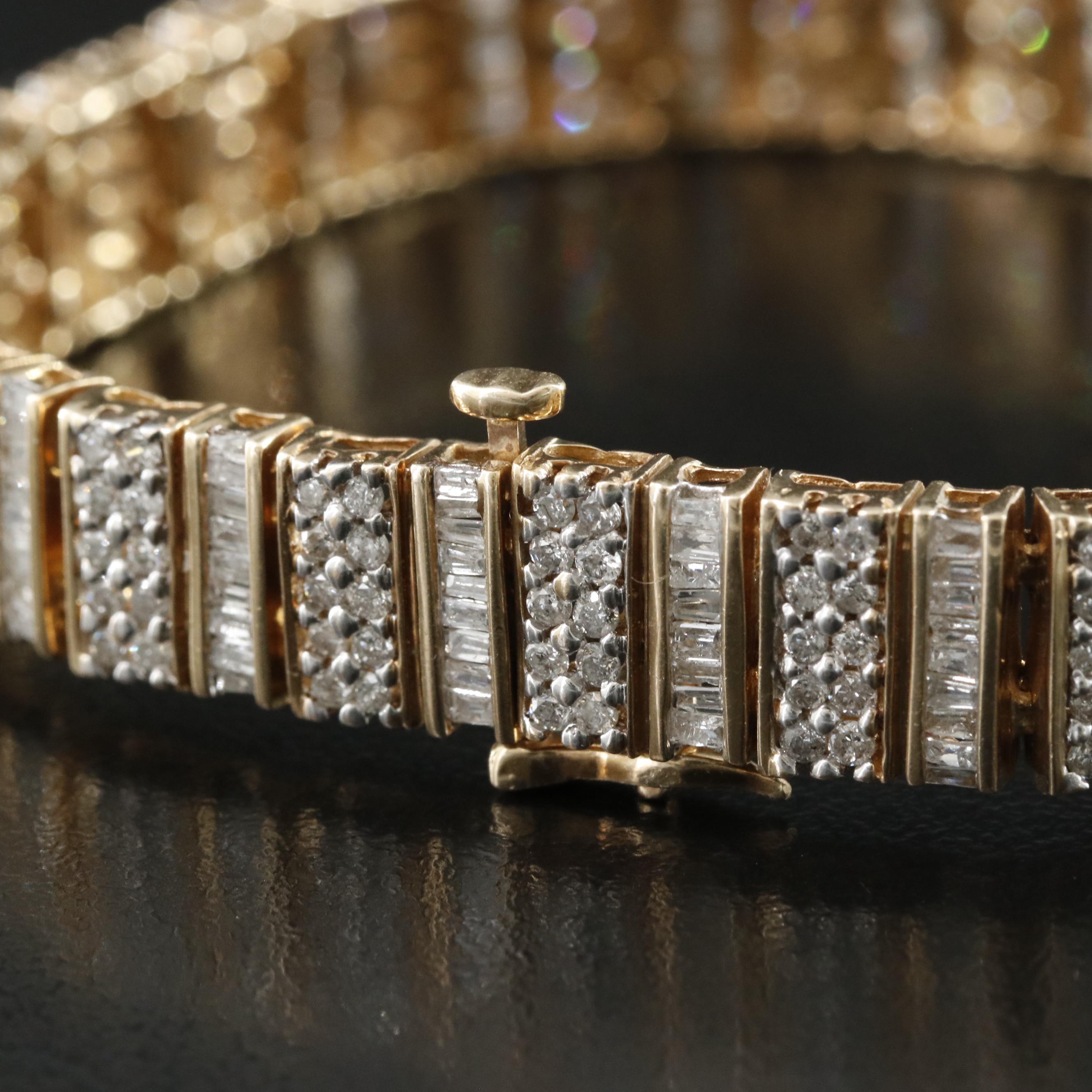 10K 5.14 CTW Diamond Bracelet