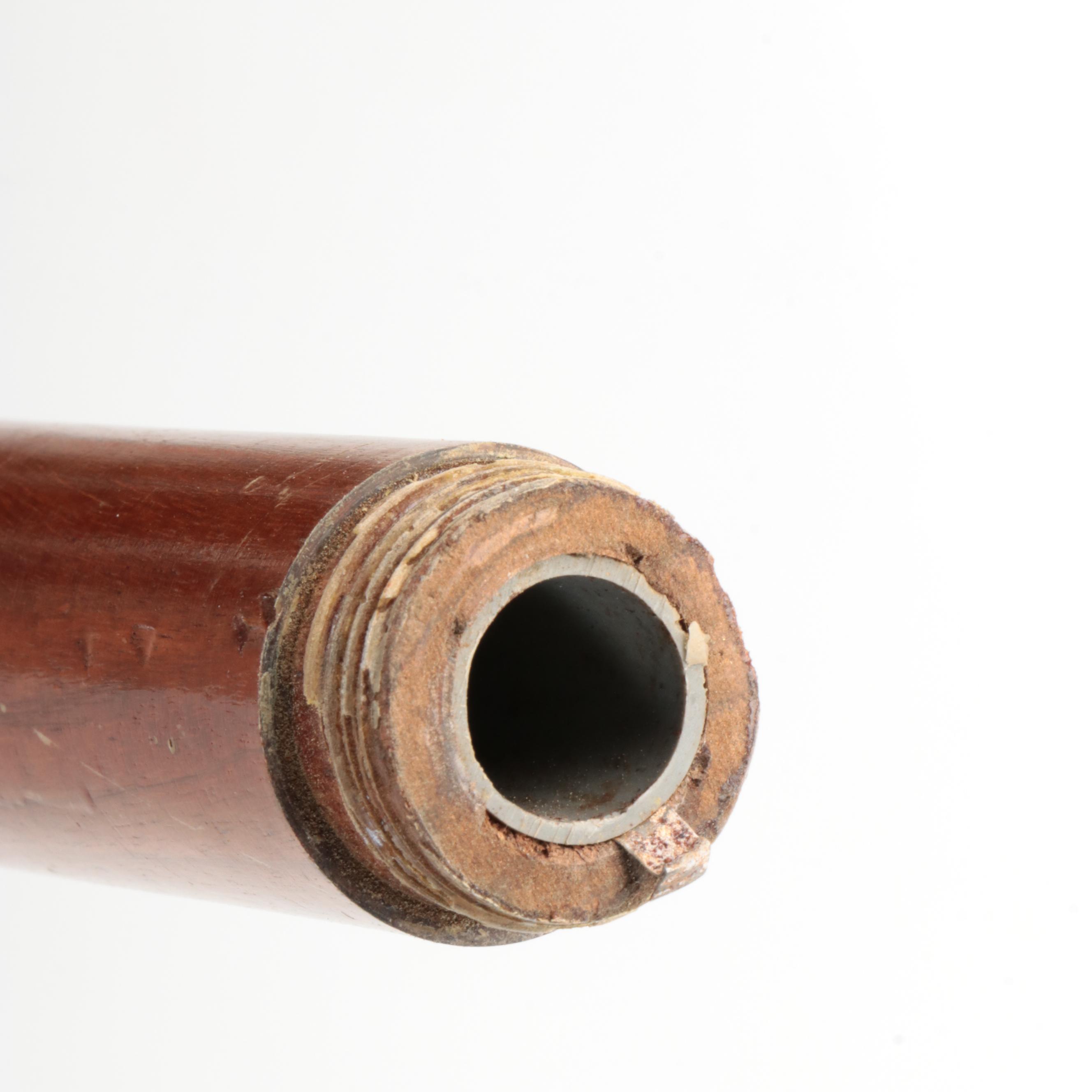 Brass Horse Head Screw-Apart Cane with Italian Resin Handle Cane